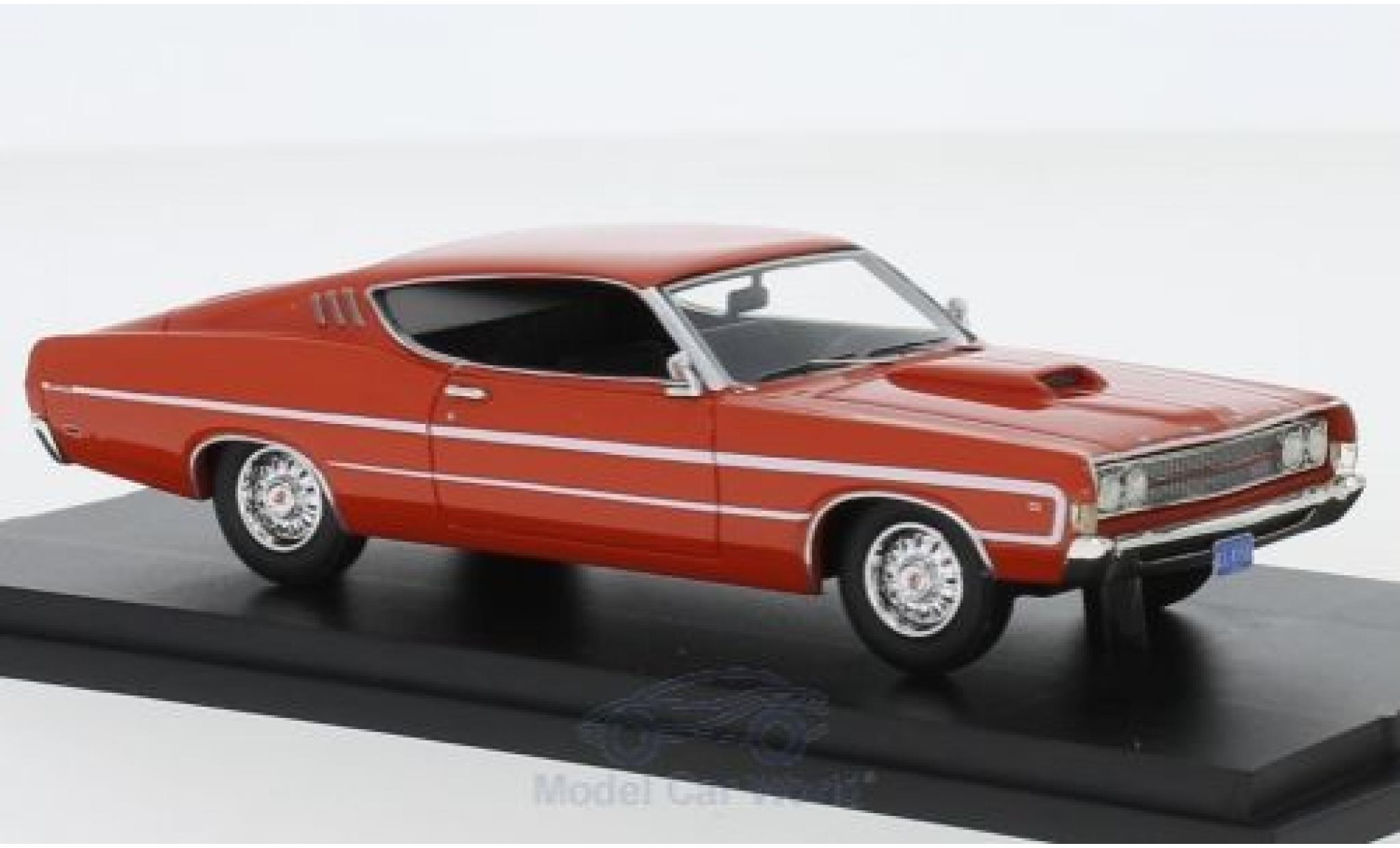 Ford Torino 1/43 Goldvarg Collections oranje 1969 modelauto