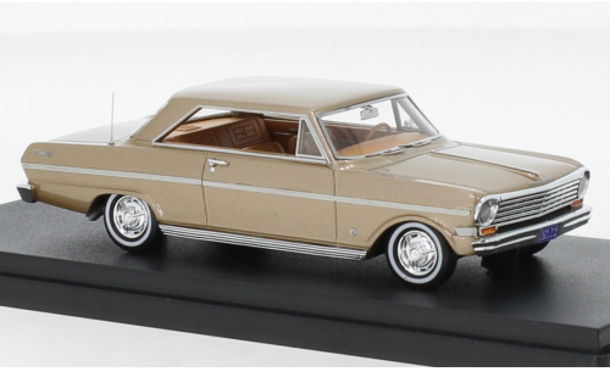 Chevrolet Nova 1/43 Goldvarg Collections metallic beige 1963 modelauto