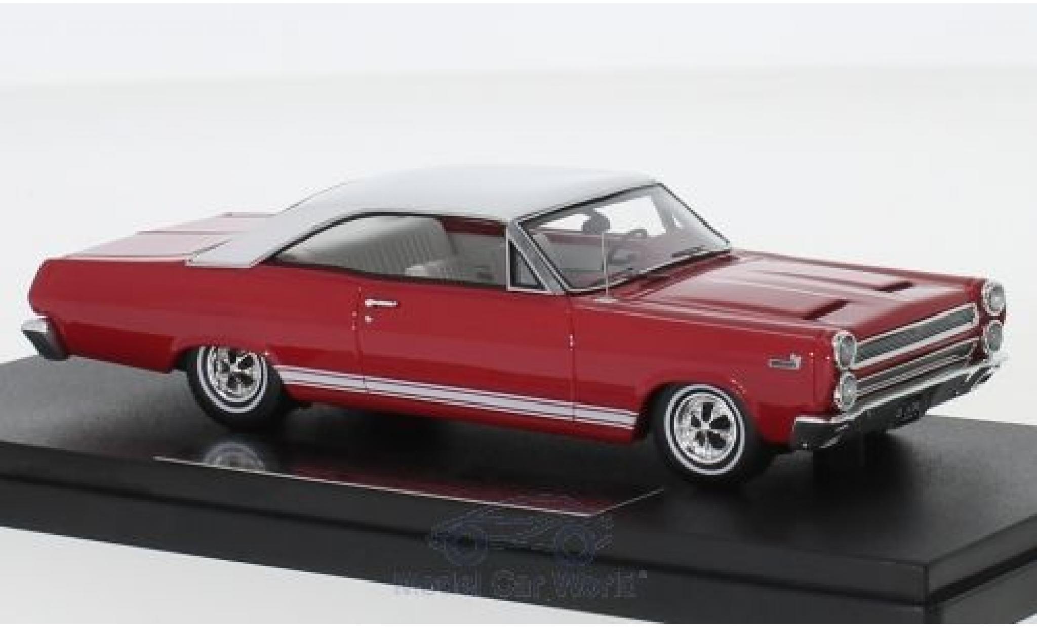 Mercury Cyclone 1/43 Goldvarg Collections rood/wit 1966 modelauto