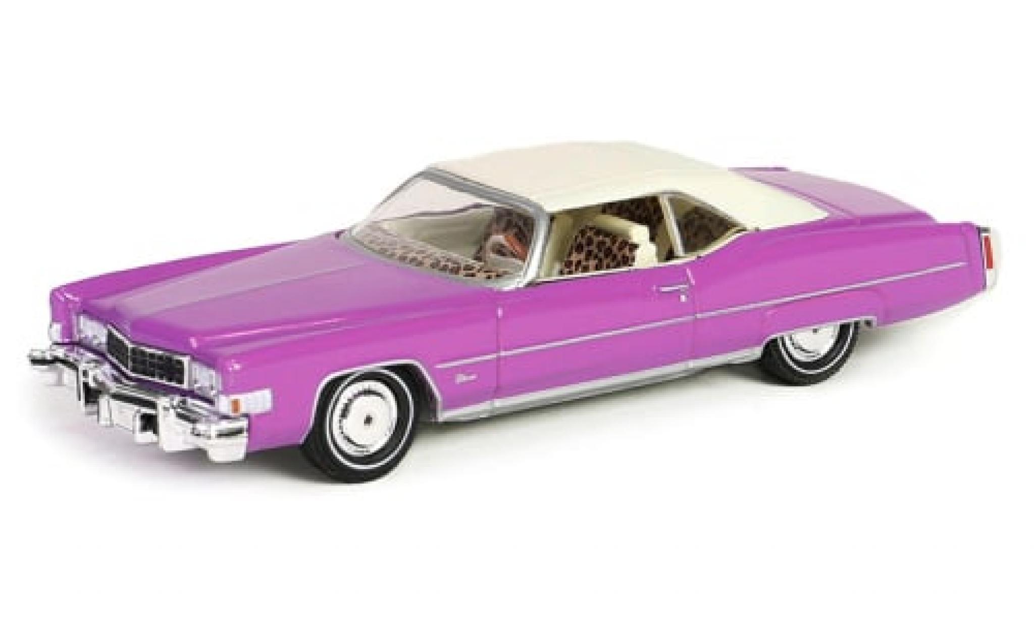 Cadillac Eldorado 1/64 Greenlight Cabriolet lila True Romance 1974 1:64 modelauto