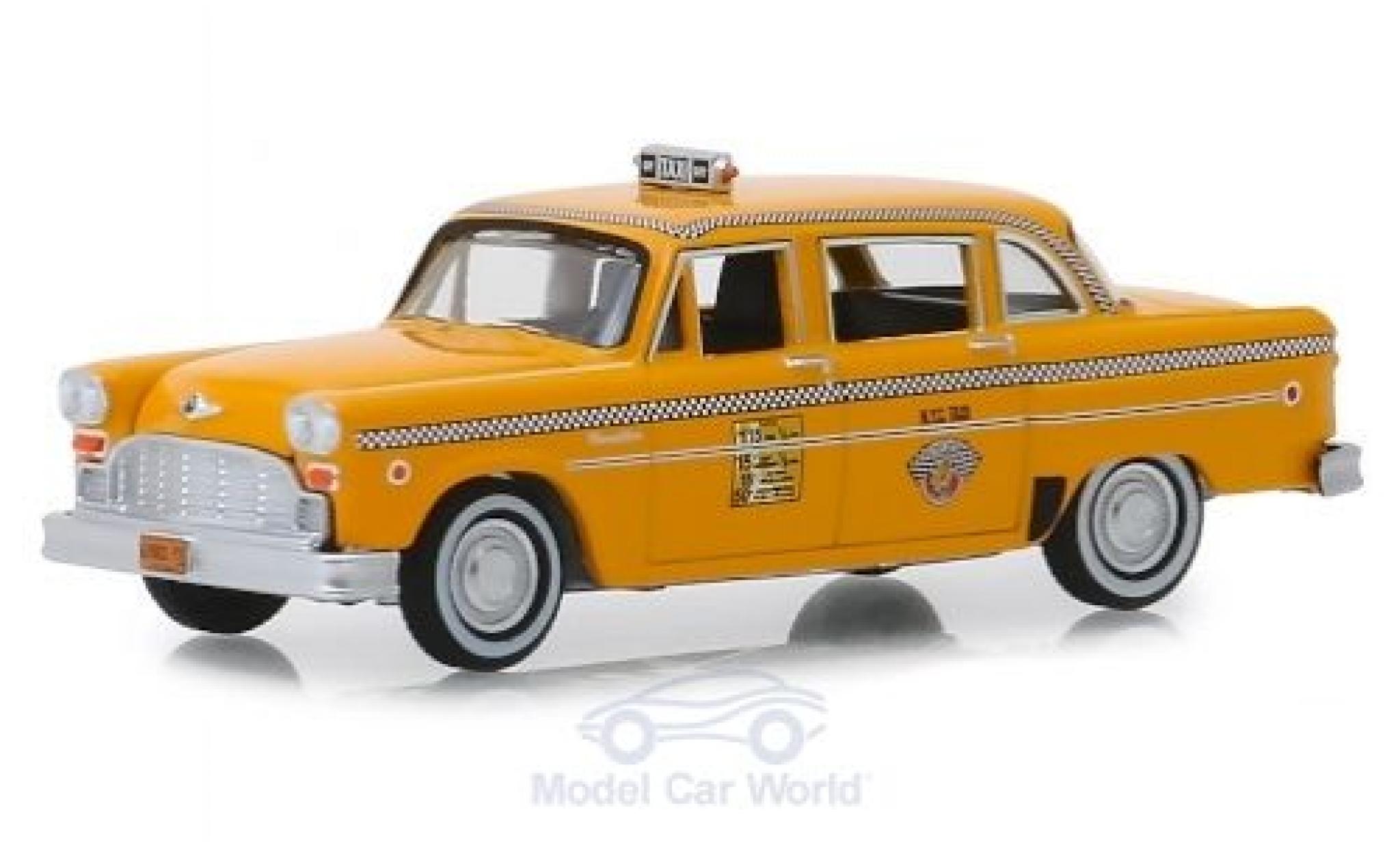 Checker Marathon 1/64 Greenlight A11 N.Y.C. Taxi 1981 modelauto