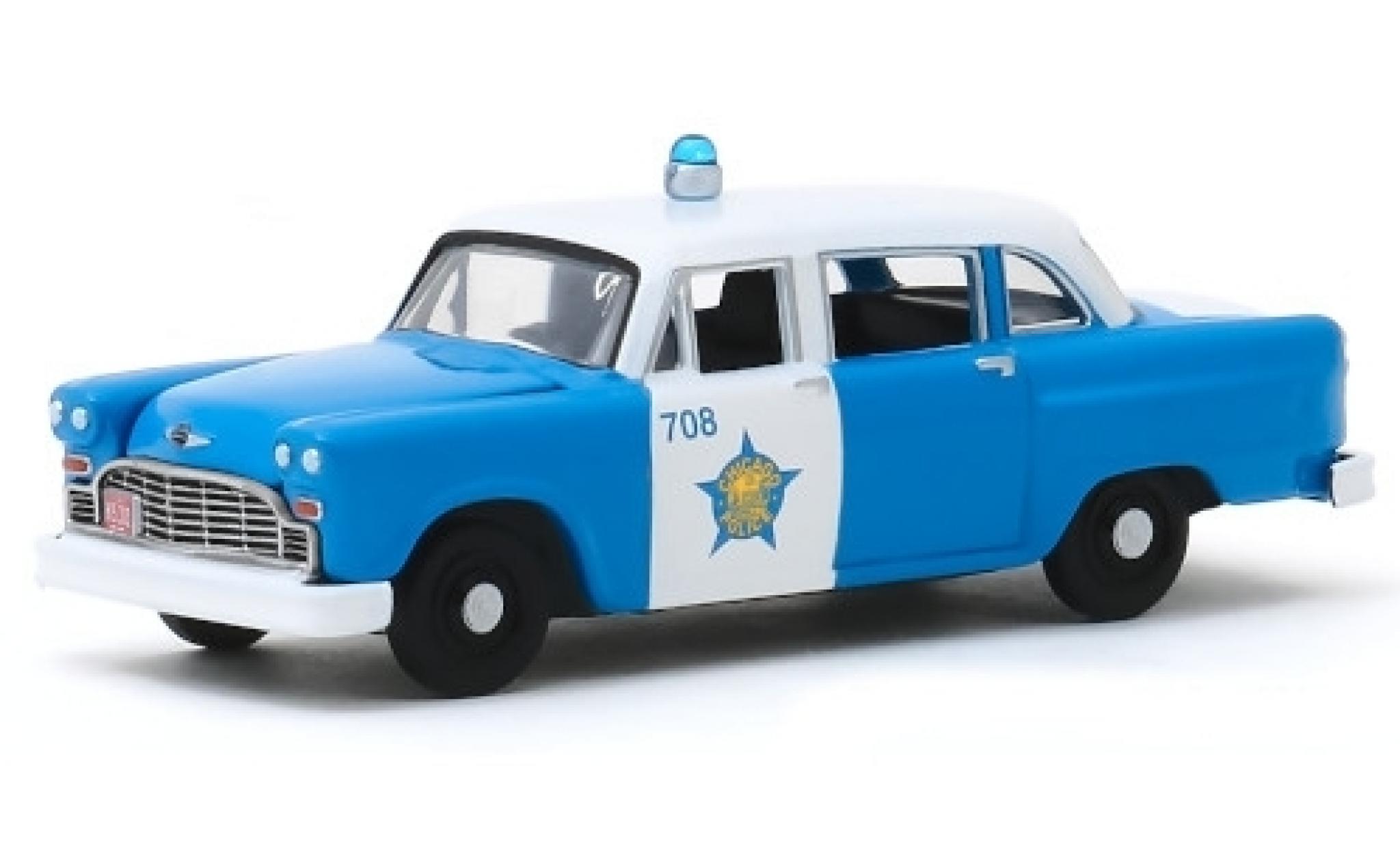 Checker Marathon 1/64 Greenlight Chicago Politie Department 1961 modelauto