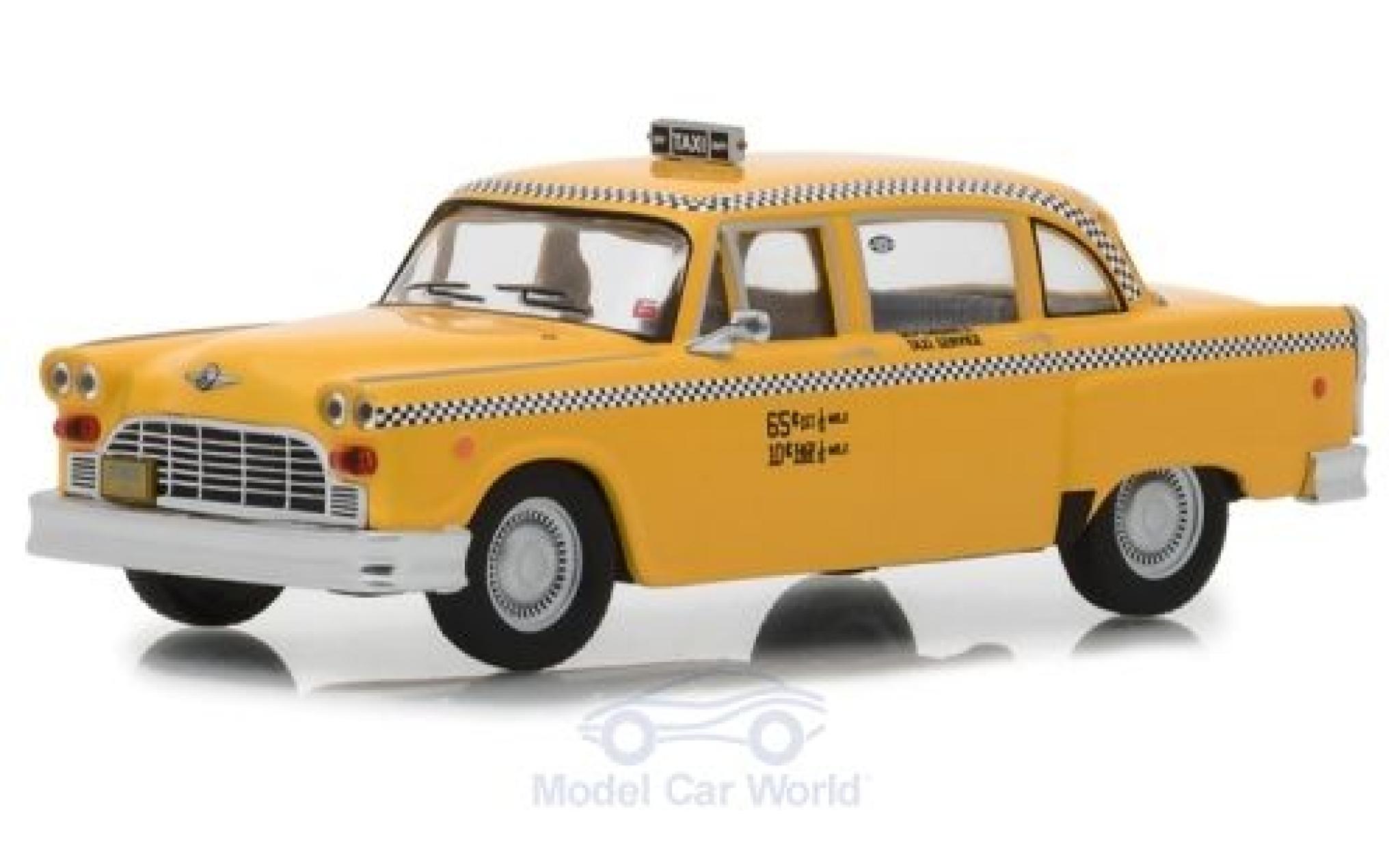 Checker Marathon 1/43 Greenlight Taxi Taxi Driver 1975 modelauto