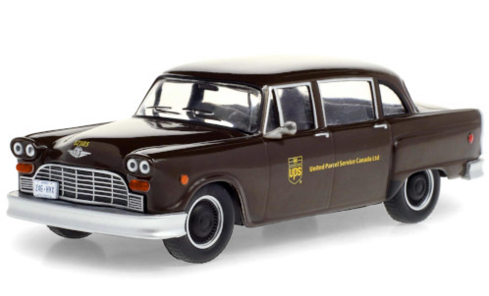 Checker Taxi 1/43 Greenlight cab Parcel Delicery UPS - United Parcel Service Canada Ltd. 1975 modelauto