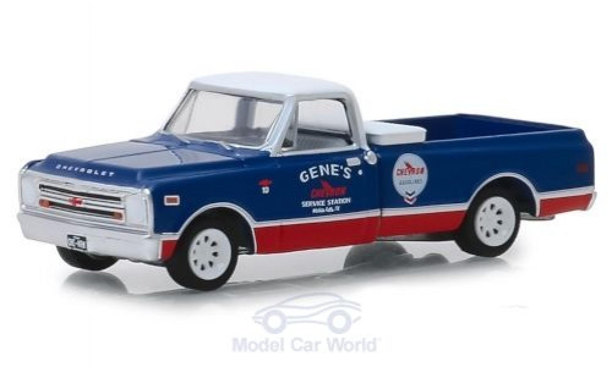 Chevrolet C-10 1/64 Greenlight Genes Chevron Service Station 1968 modelauto
