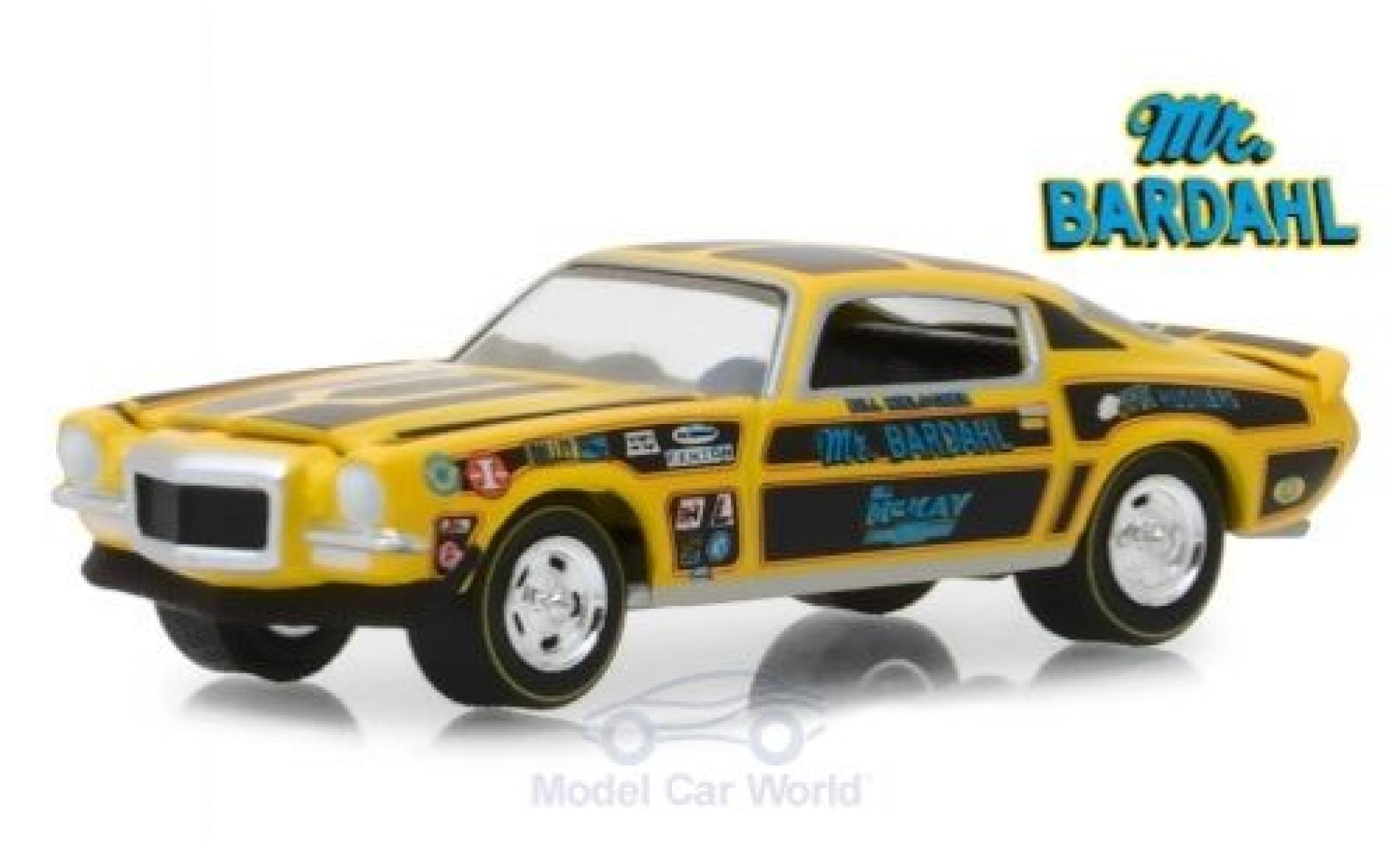 Chevrolet Camaro 1/64 Greenlight 1970 Mr.Bardahl modelauto