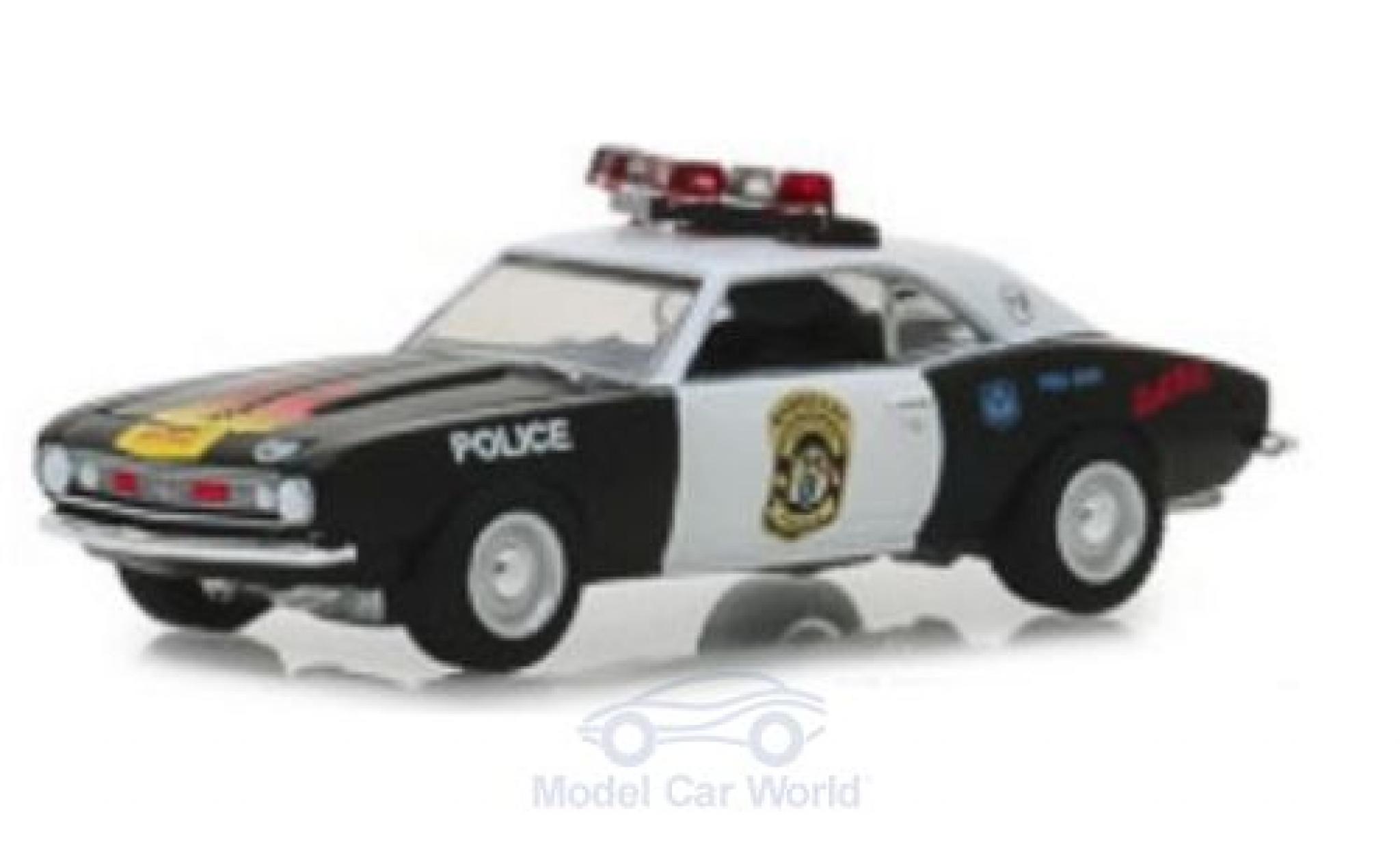 Chevrolet Camaro 1/64 Greenlight Custom Barnegat Township Politie Department 1967 modelauto