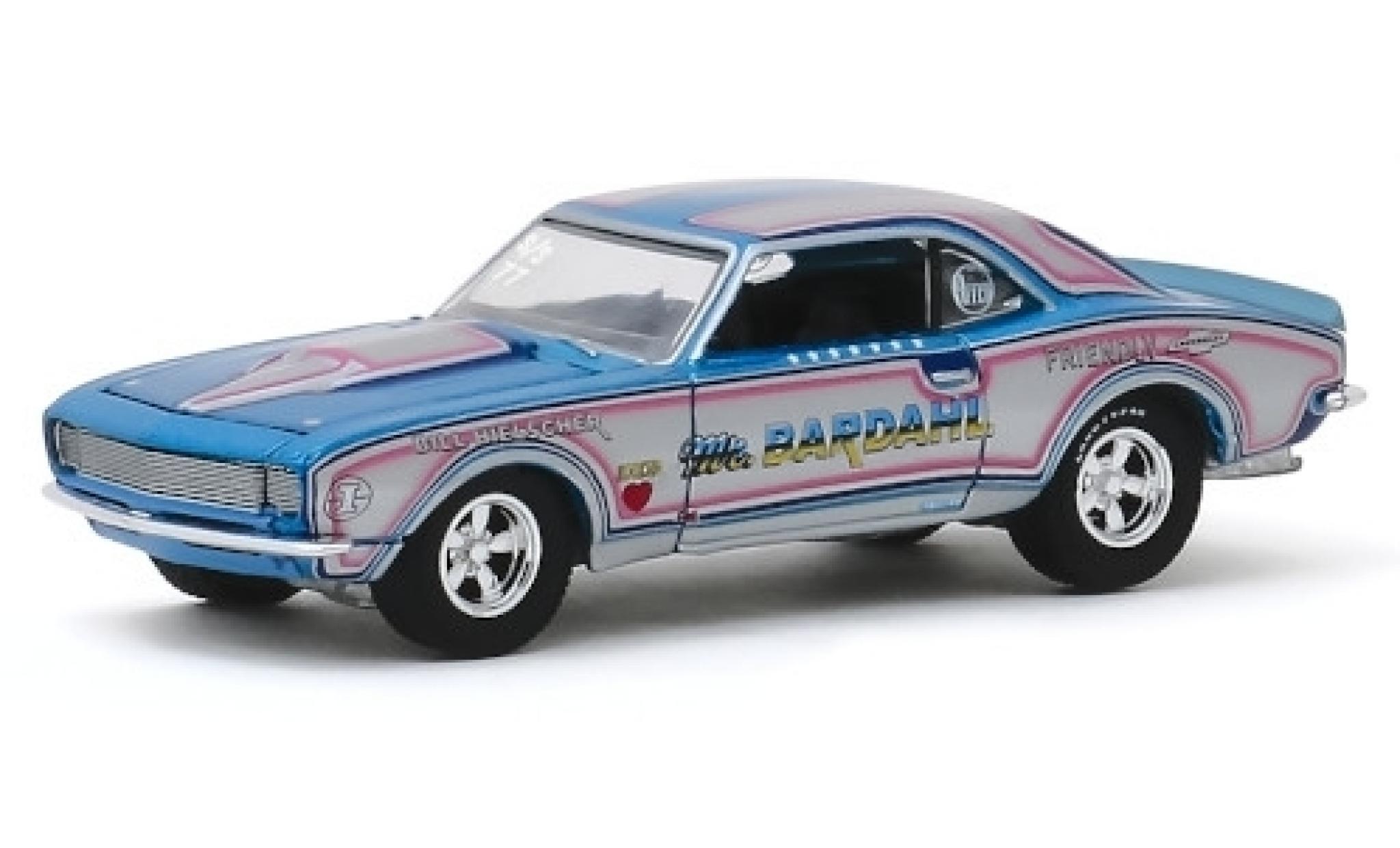 Chevrolet Camaro 1/64 Greenlight Mr. Bardahl 1967 B.Hielscher modelauto