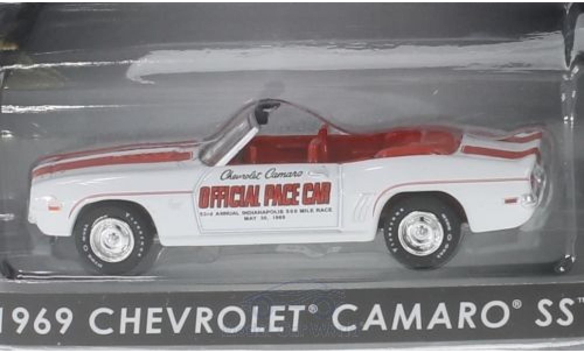 Chevrolet Camaro 1/64 Greenlight SS Cabriolet Offical Pace Car Indianapolis 500 1969 modelauto
