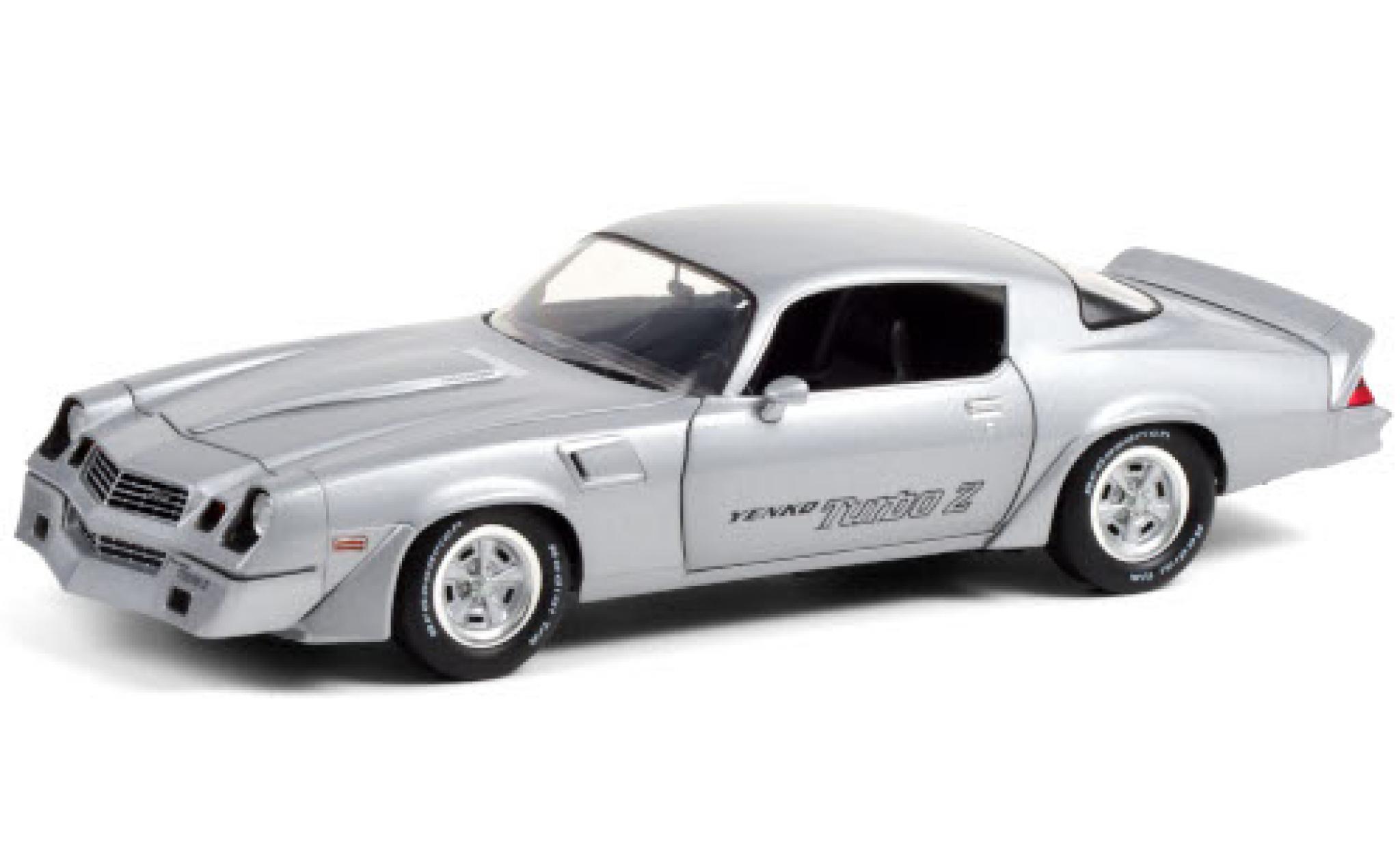 Chevrolet Camaro 1/18 Greenlight Z28 Yenko Turbo Z grijs/Dekor 1981 modelauto