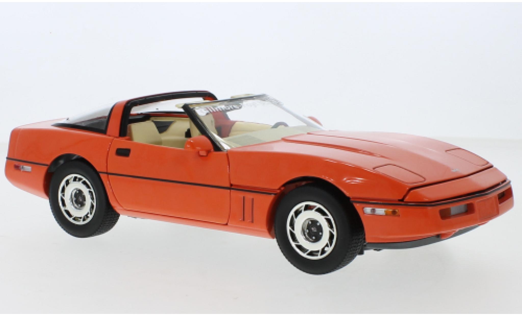 Chevrolet Corvette 1/18 Greenlight (C4) oranje Gilmore-Foyt 1984 Dach abnehmbar modelauto
