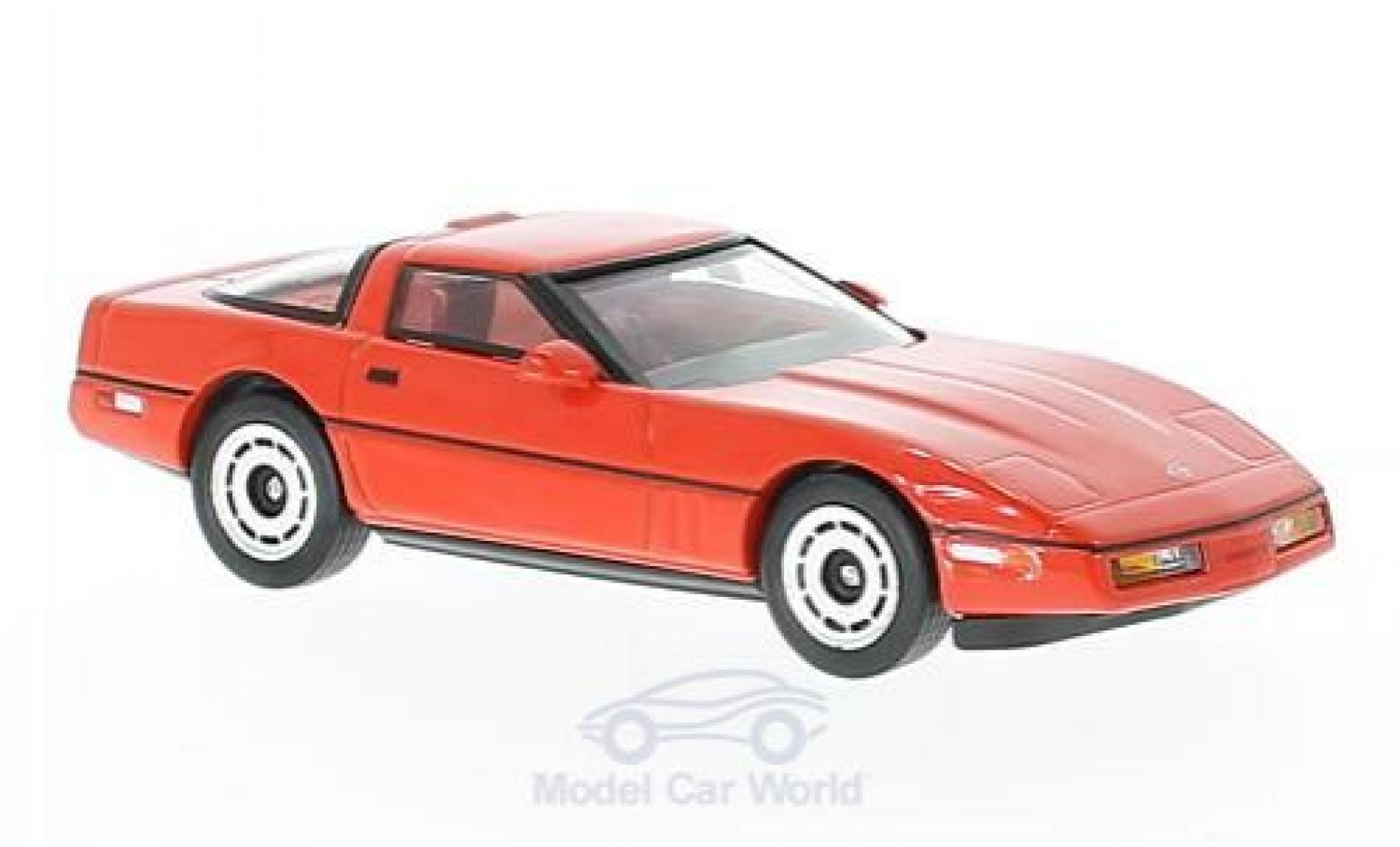 Chevrolet Corvette C4 1/43 Greenlight C4 rood The Big Lebowski Little Larry Sellars 1985 modelauto