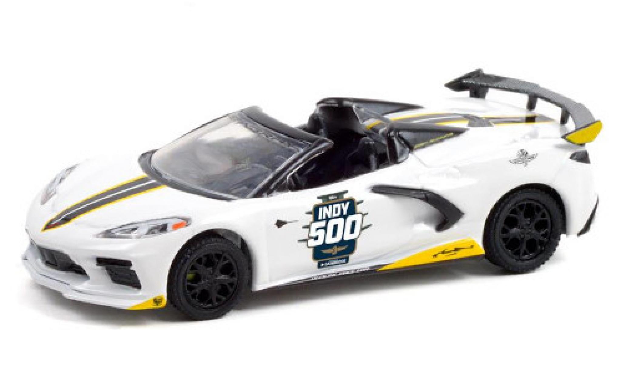 Chevrolet Corvette 1/64 Greenlight C8 Cabriolet Offical Pace Car Indianapolis 500 2021 modelauto