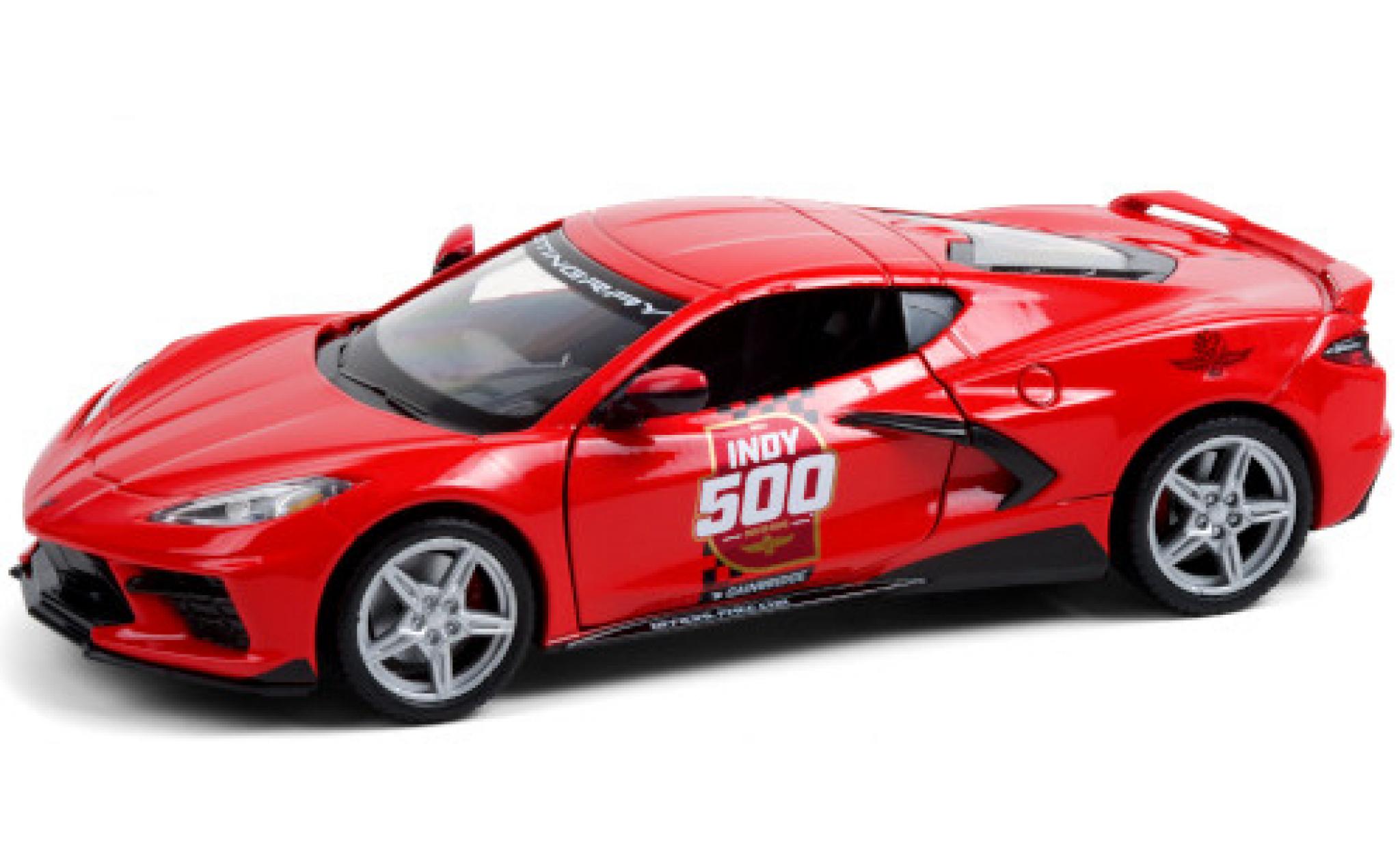 Chevrolet Corvette 1/24 Greenlight Stingray (C8) Indy 500 - Official Pace Car 2020 104th Running Indianapolis 500 Mile Race modelauto