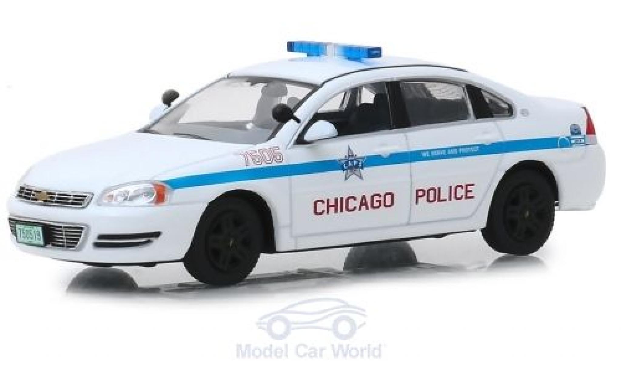 Chevrolet Impala 1/43 Greenlight Chicago Politie 2010 modelauto