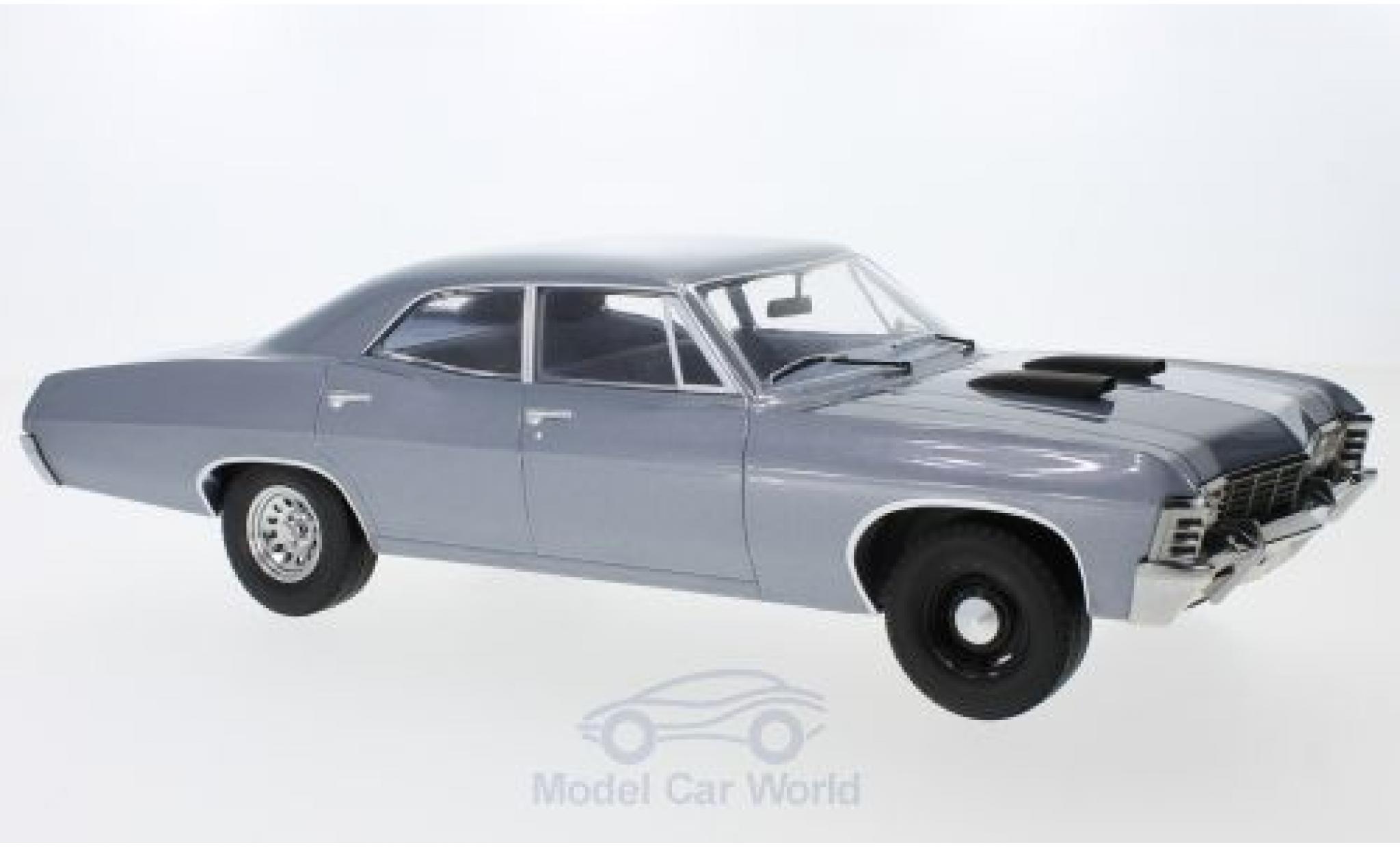 Chevrolet Impala 1967 1/18 Greenlight Sedan grijs The A-Team 1967 modelauto