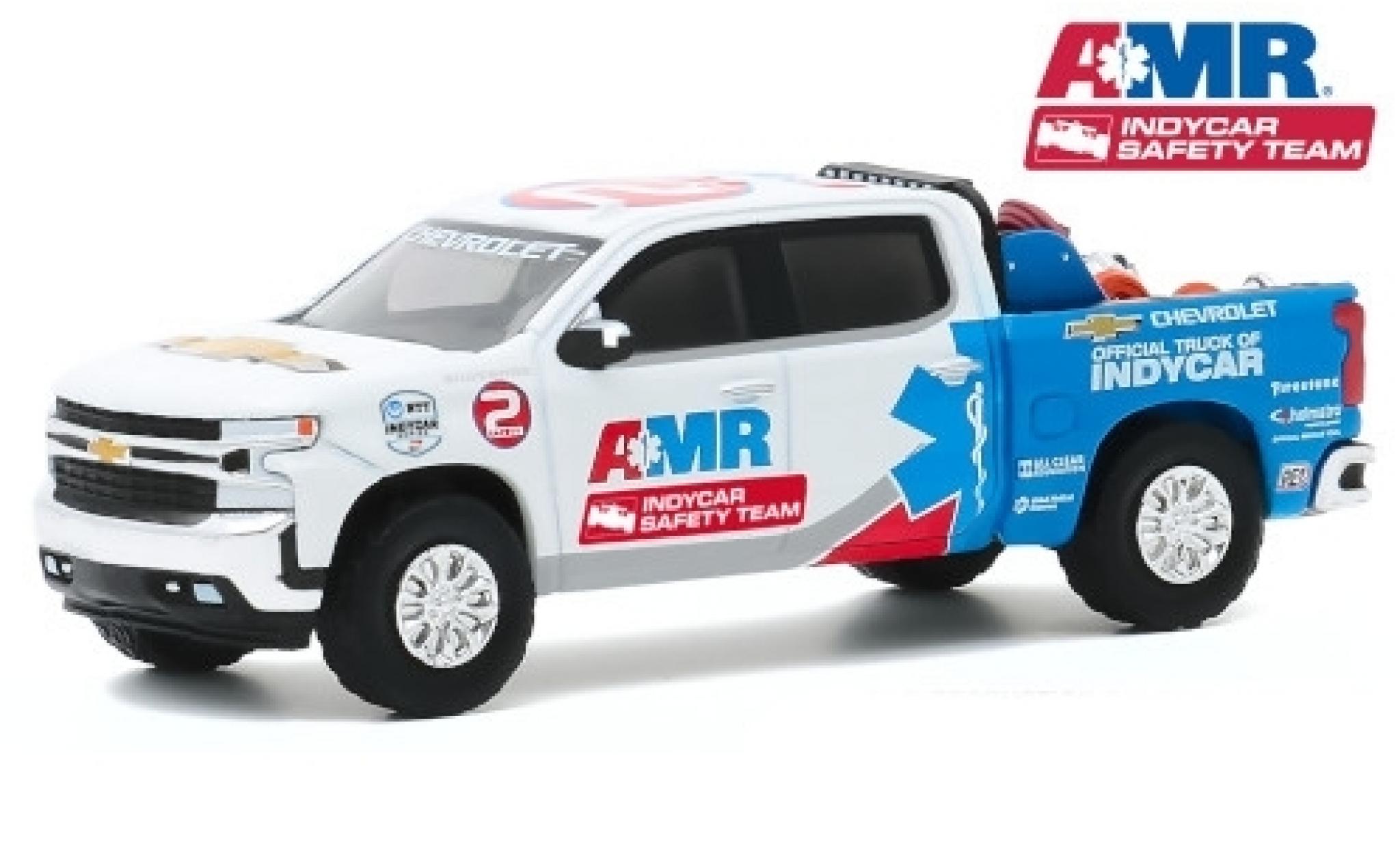 Chevrolet Silverado 1/64 Greenlight AMR IndyCar Safety Team 2020 Official Truck of Indycar modelauto