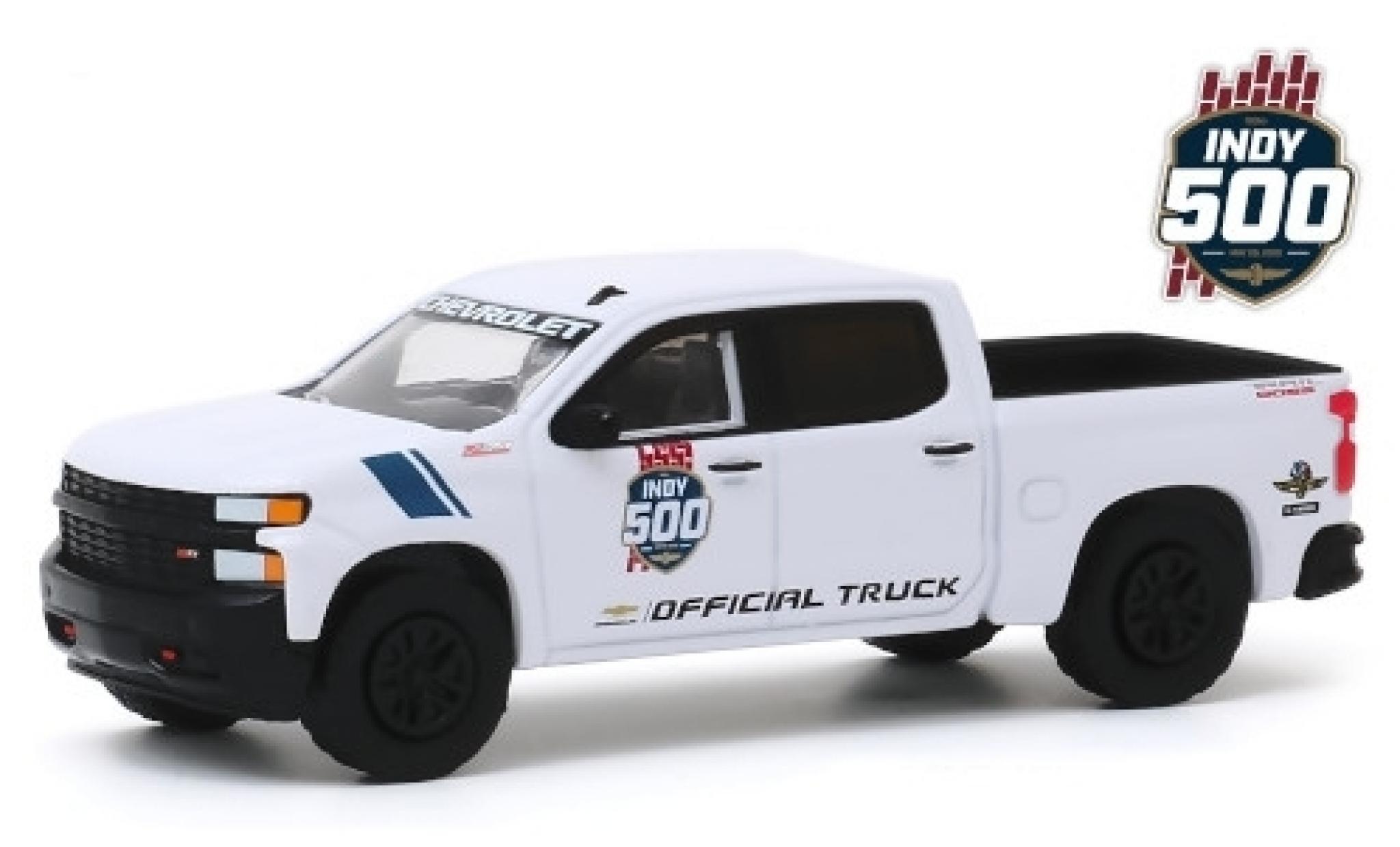 Chevrolet Silverado 1/64 Greenlight Trail Boss Z71 Indy 500 2019 103rd Running of the Indianapolis 500 Mile Race Official Truck modelauto