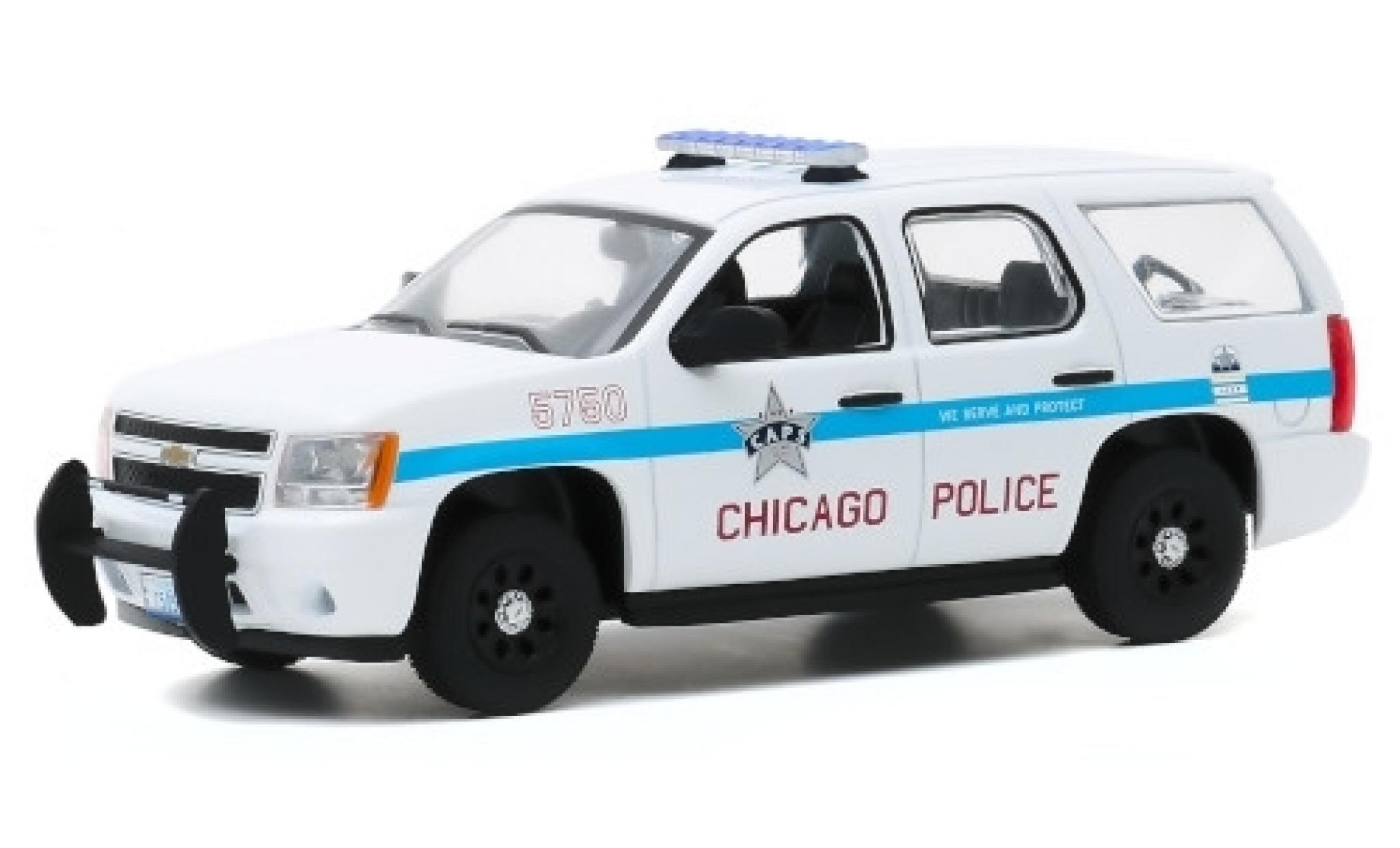 Chevrolet Tahoe 1/43 Greenlight City of Chicago Politie Department 2010 modelauto