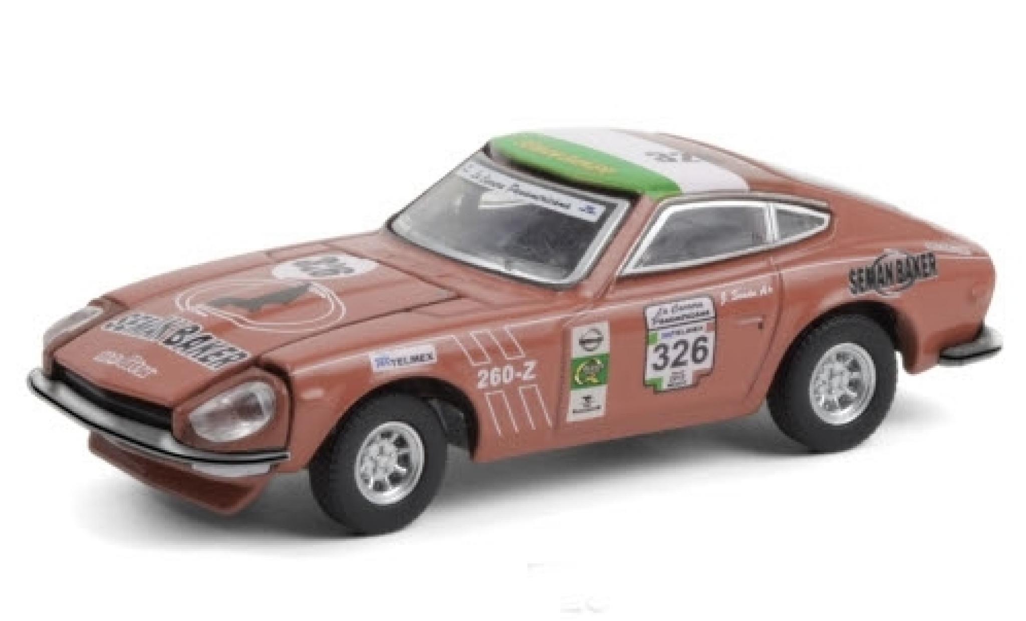 Datsun 260Z 1/64 Greenlight No.326 Carrera Panamericana Mexico 1974 modelauto