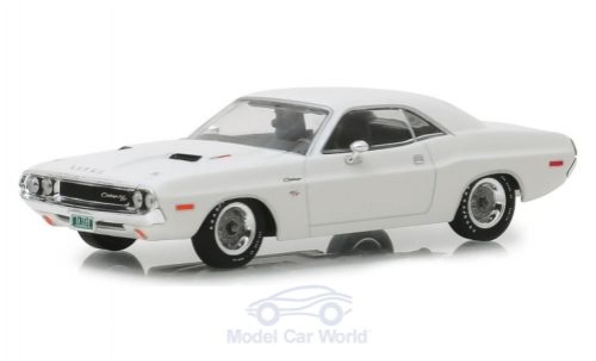 Dodge Challenger 1970 1/64 Greenlight R/T wit Vanishing Point 1970 modelauto