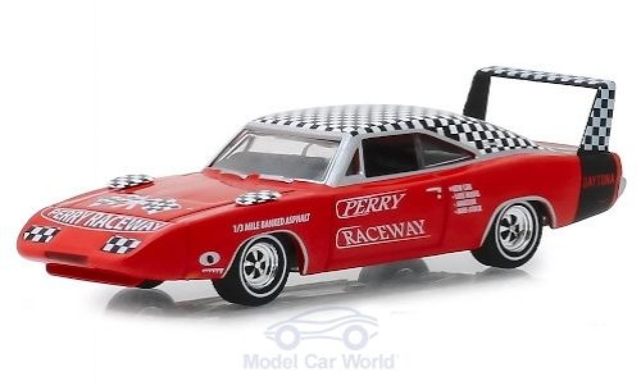 Dodge Charger 1/64 Greenlight Daytona Perry Raceway 1969 modelauto