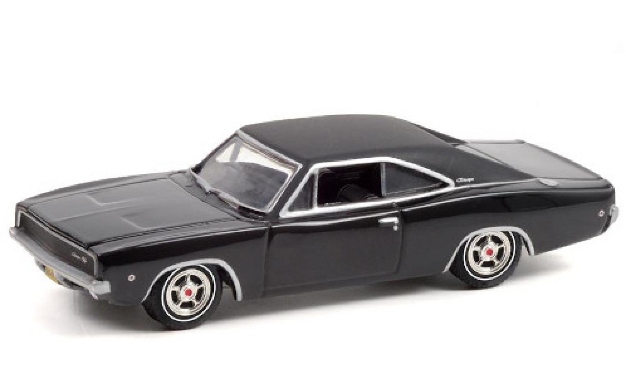 Dodge Charger 1/64 Greenlight RT zwart 1968 John Wick modelauto