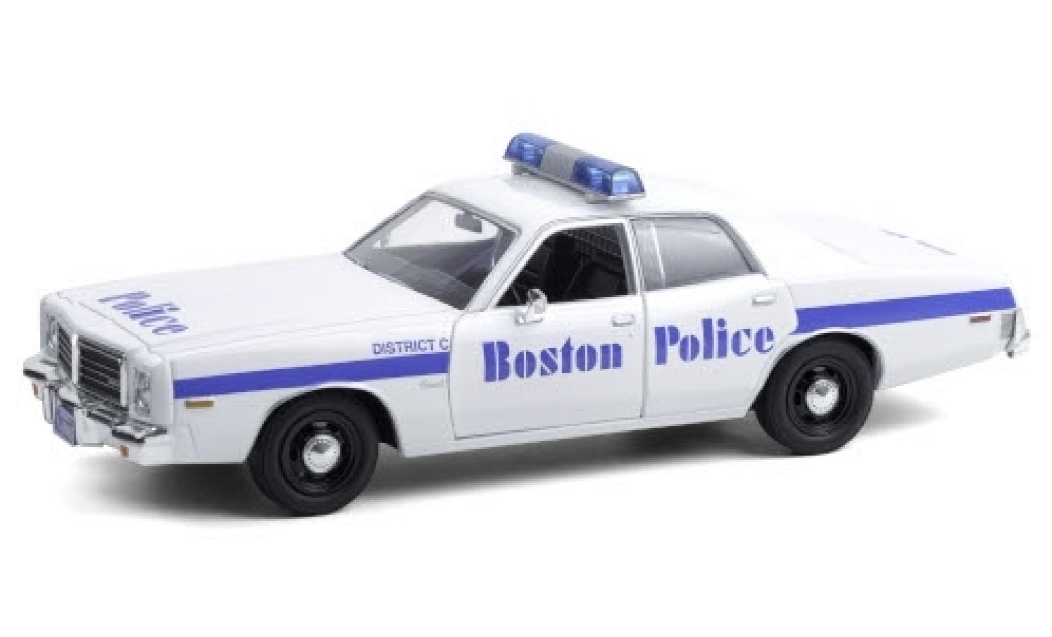 Dodge Coronet 1/24 Greenlight Boston Politie 1976 modelauto