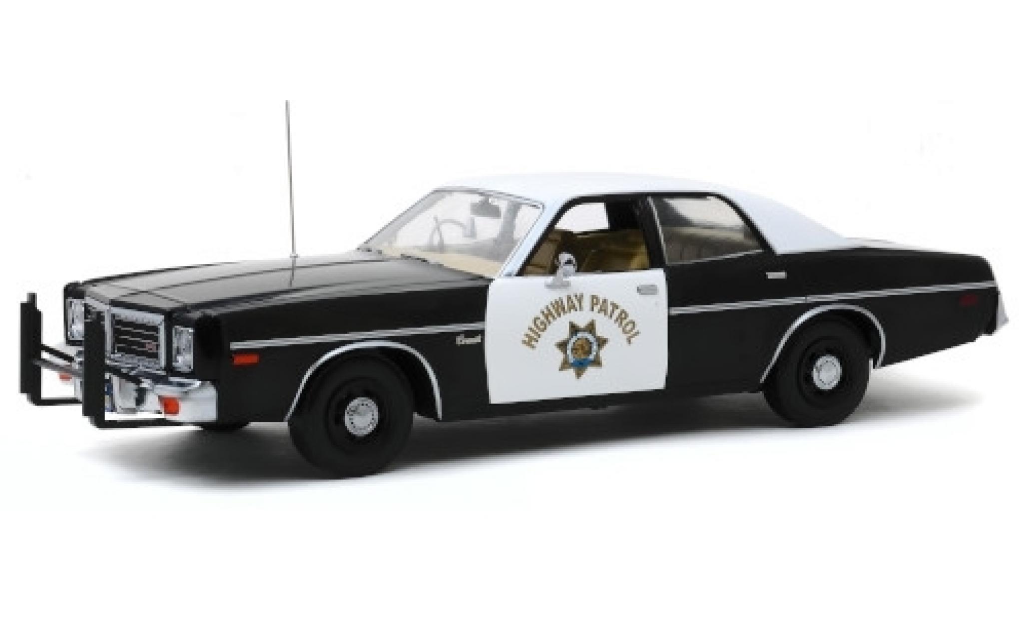 Dodge Coronet 1/18 Greenlight California Highway Patrol 1975 modelauto
