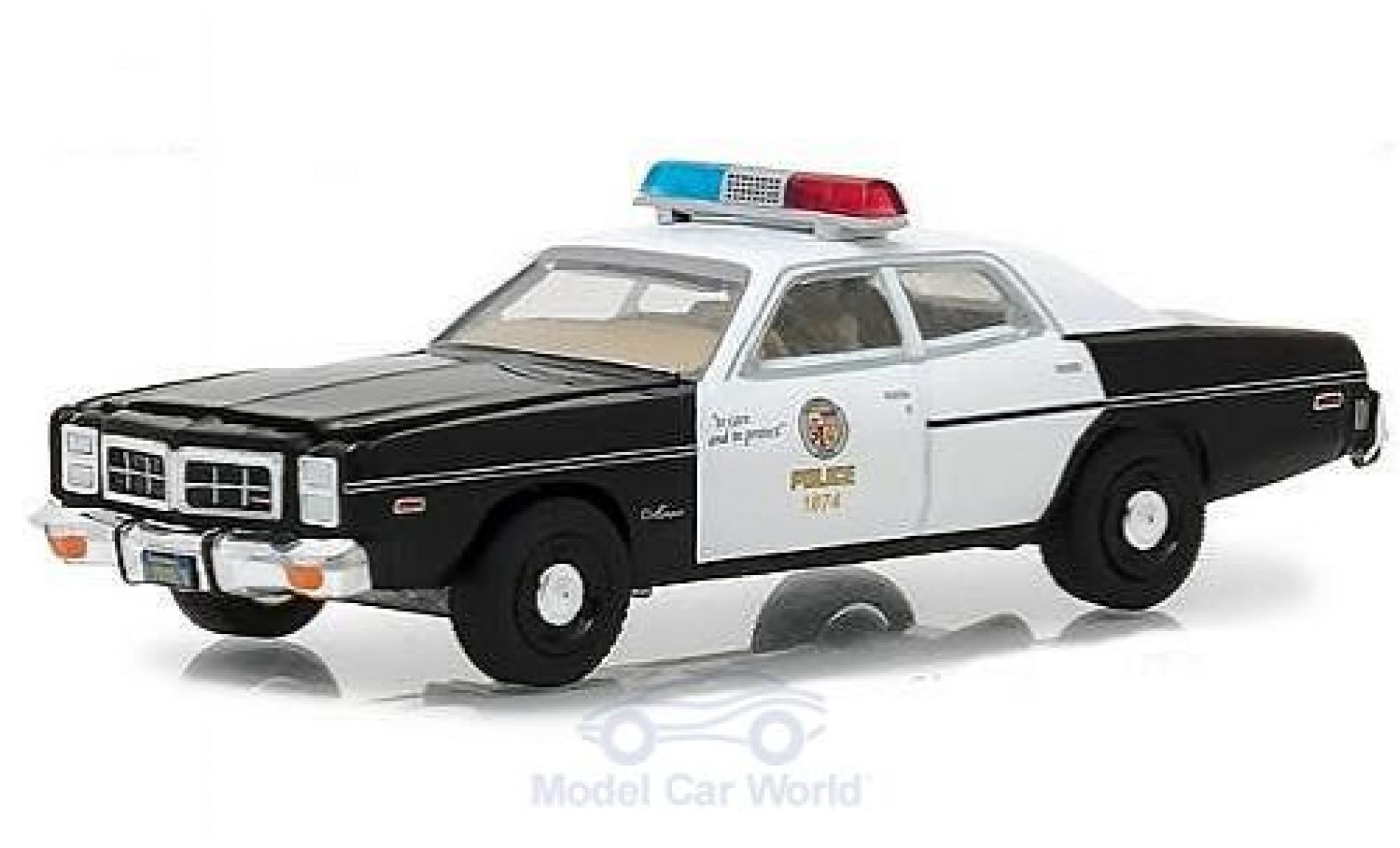 Dodge Monaco 1/64 Greenlight Politie - The Terminator 1977 modelauto