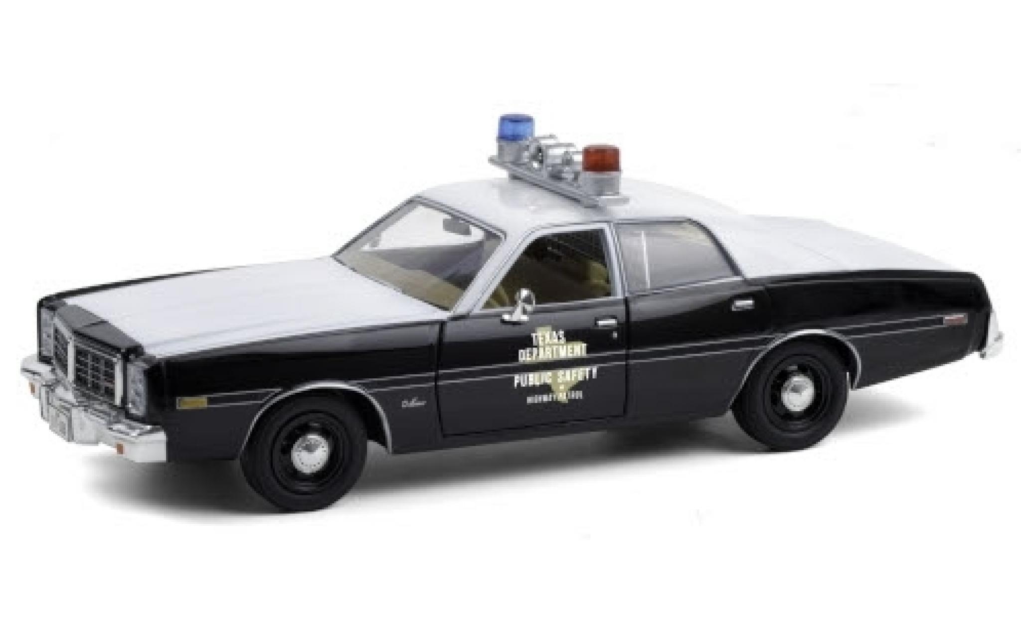 Dodge Monaco 1/64 Greenlight Texas Highway Patrol 1977 modelauto