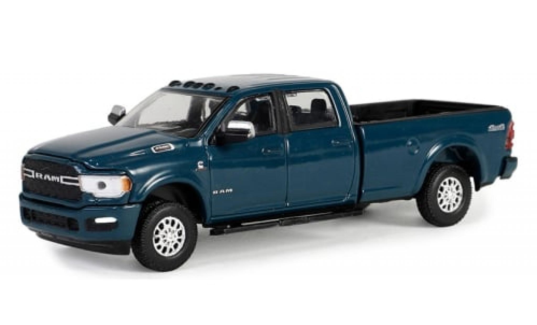 Dodge RAM 1/64 Greenlight 2500 Big Horn blauw 2023 1:64 modelauto