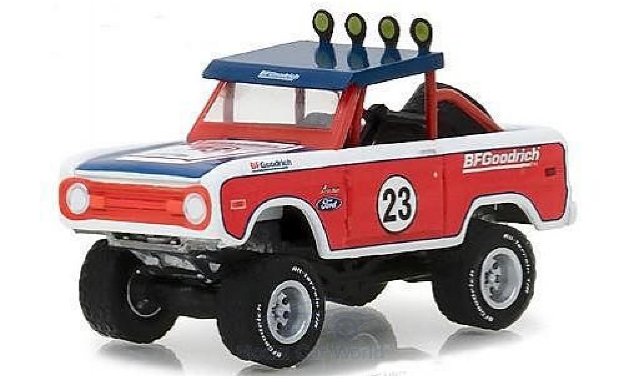 Ford Bronco 1/64 Greenlight Baja BFGoodrich Tires 1966 modelauto