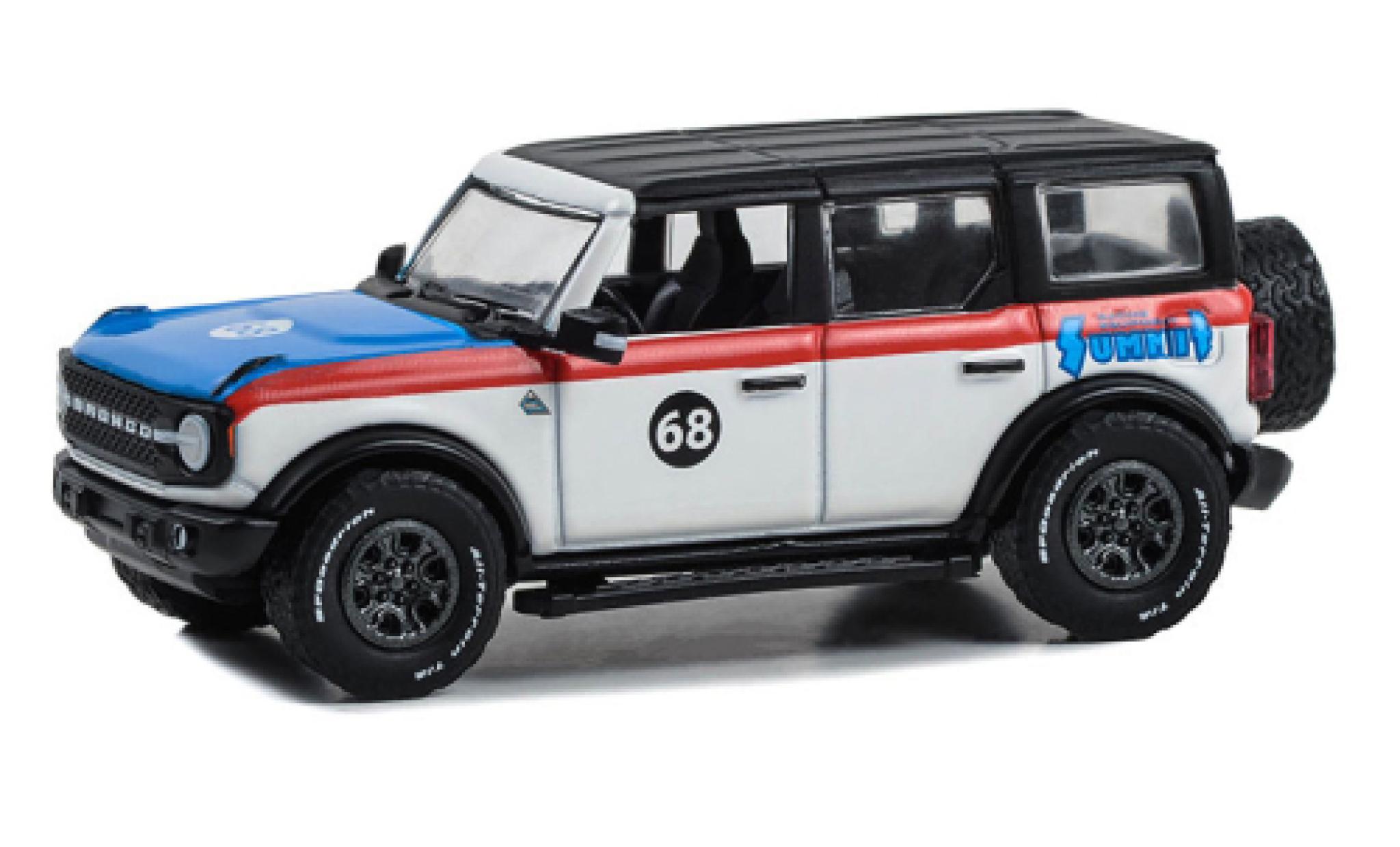 Ford Bronco 1/64 Greenlight Black Diamond Summit Racing Equipment 2022 1:64 modelauto