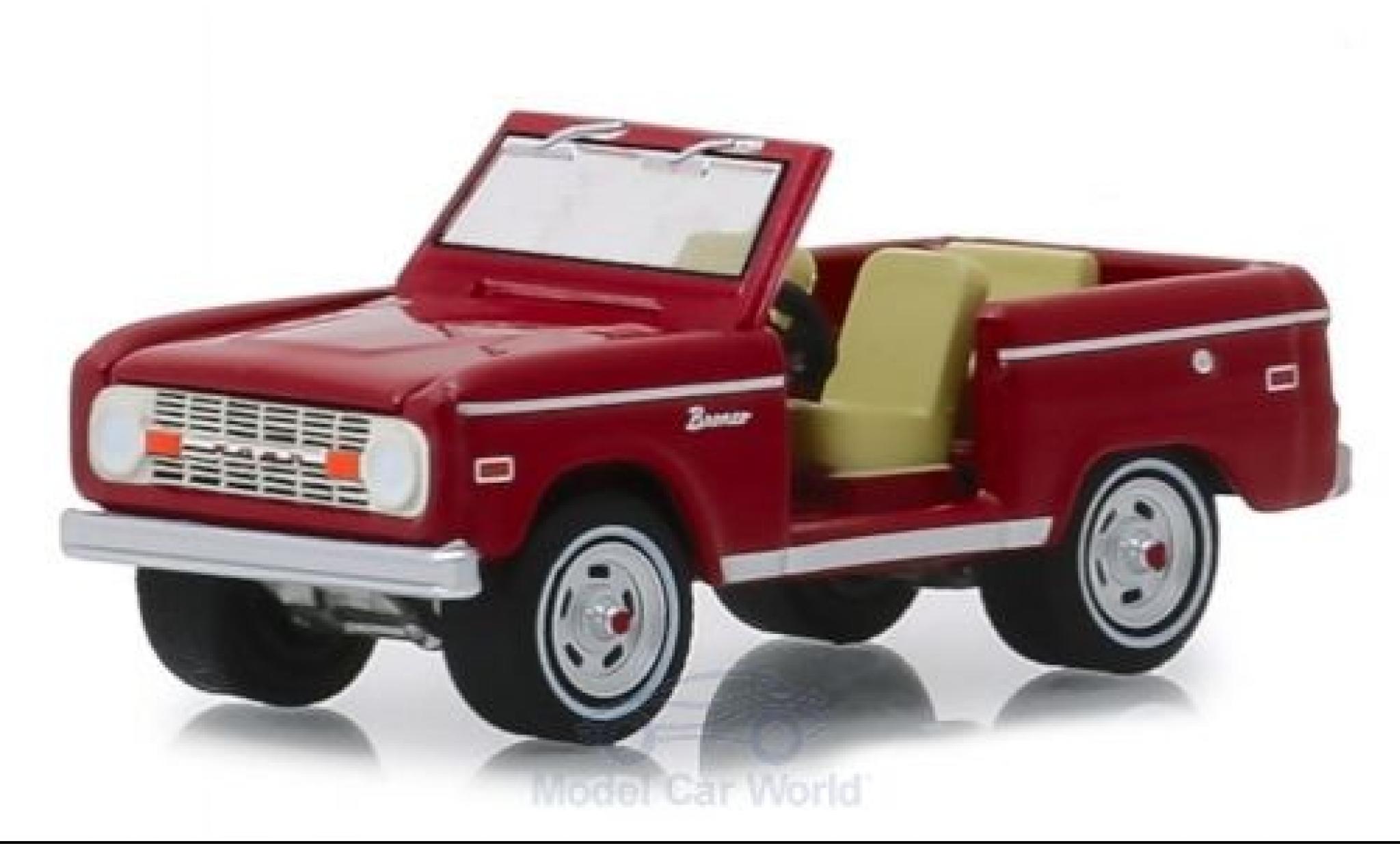Ford Bronco 1/64 Greenlight rood Elvis Presley modelauto