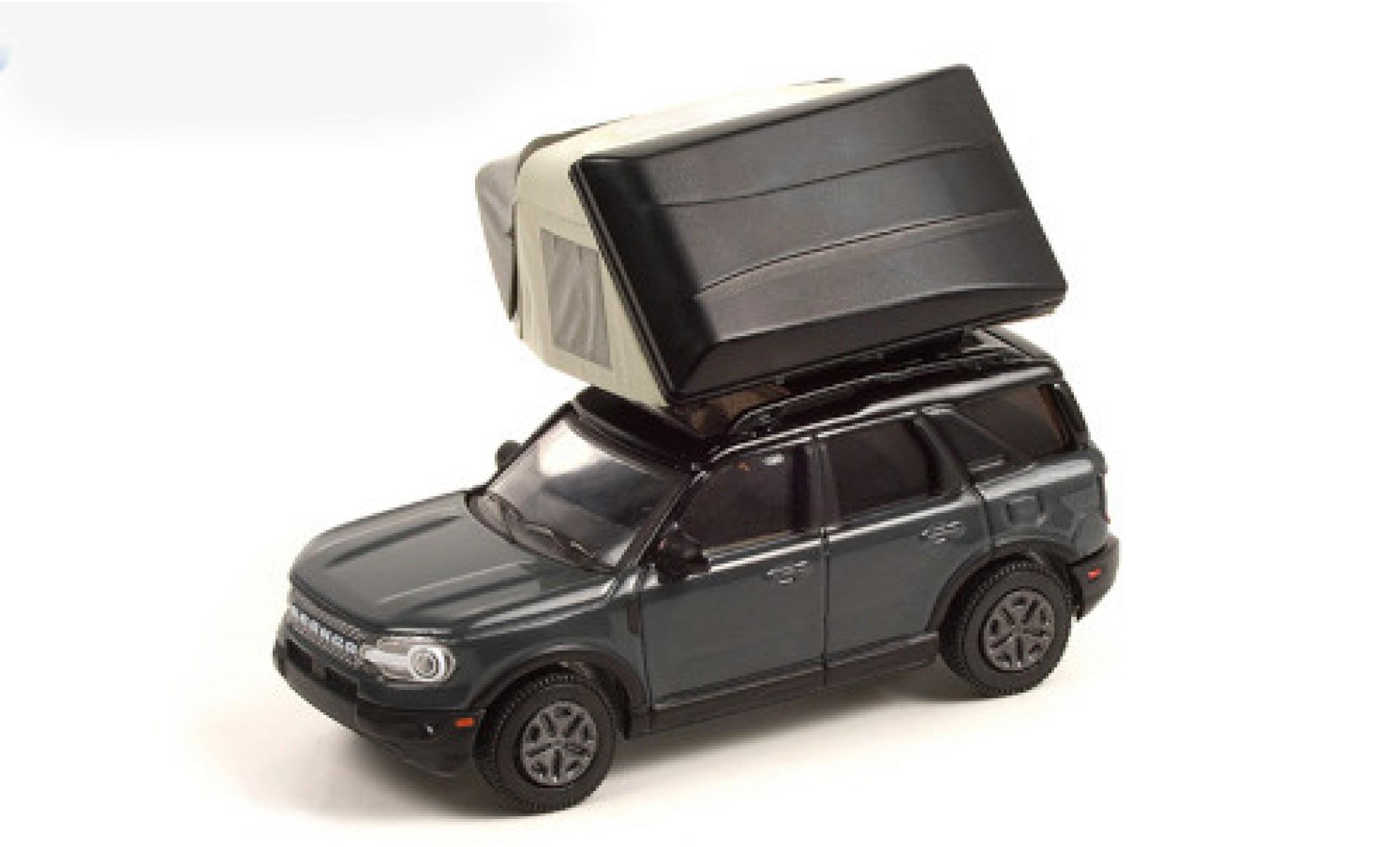 Ford Bronco 1/64 Greenlight Sport grijs 2021 modelauto