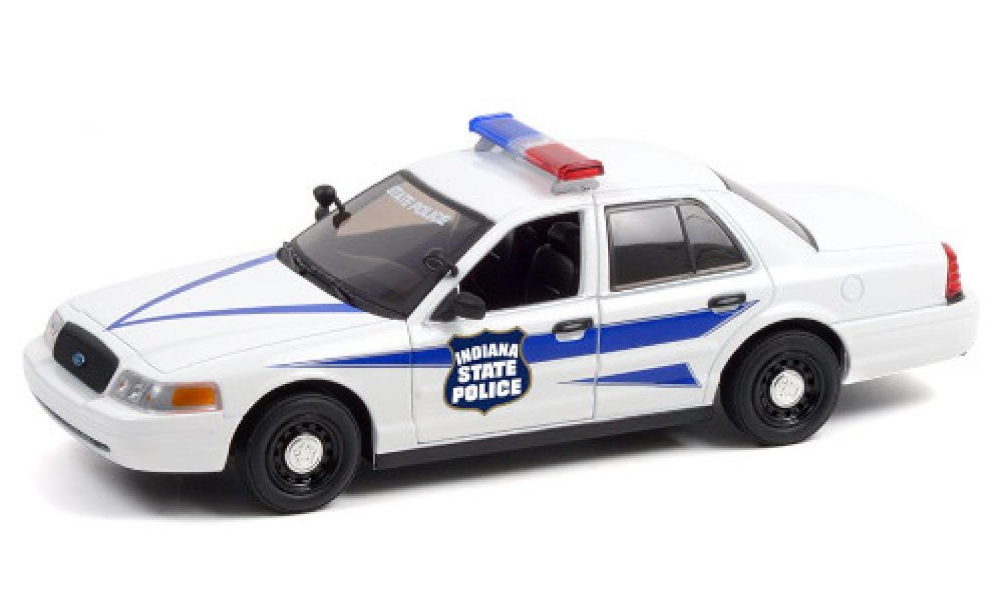 Ford Crown 1/24 Greenlight Victoria Indiana State Politie 2008 Politie Interceptor modelauto