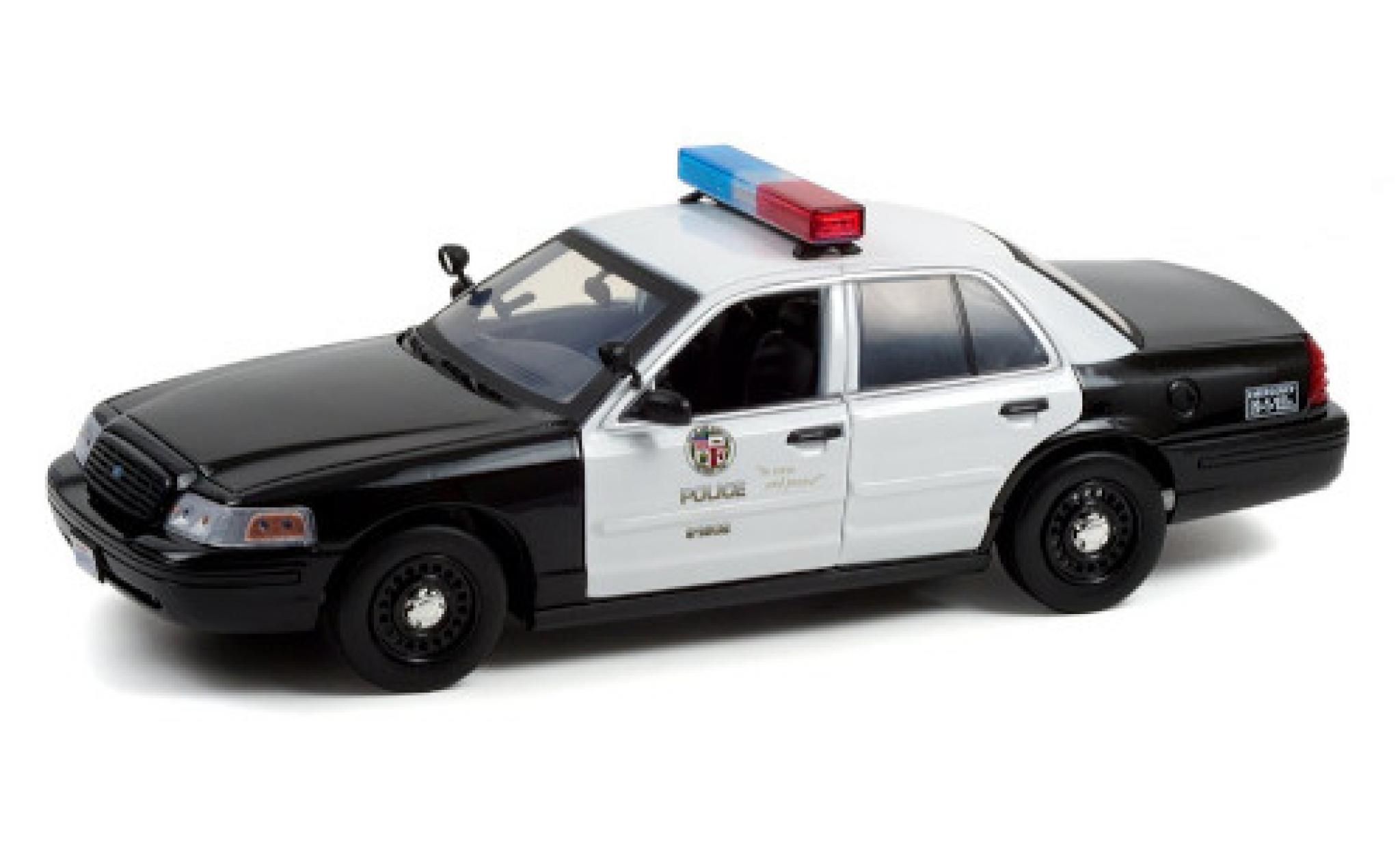 Ford Crown 1/43 Greenlight Victoria Los Angeles Politie Department 2001 modelauto