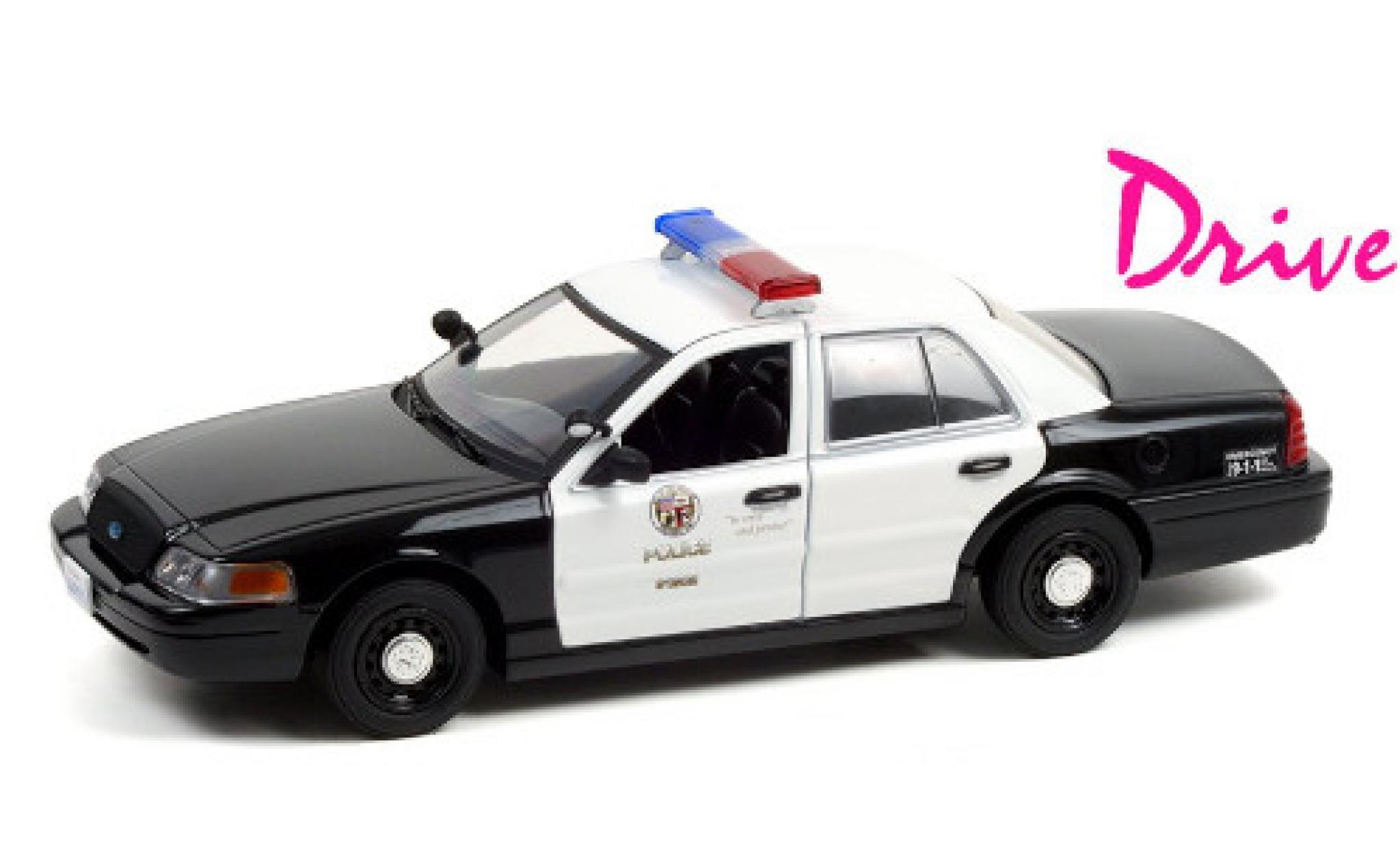 Ford Crown 1/24 Greenlight Victoria Los Angeles Politie Department 2001 Politie Interceptor modelauto