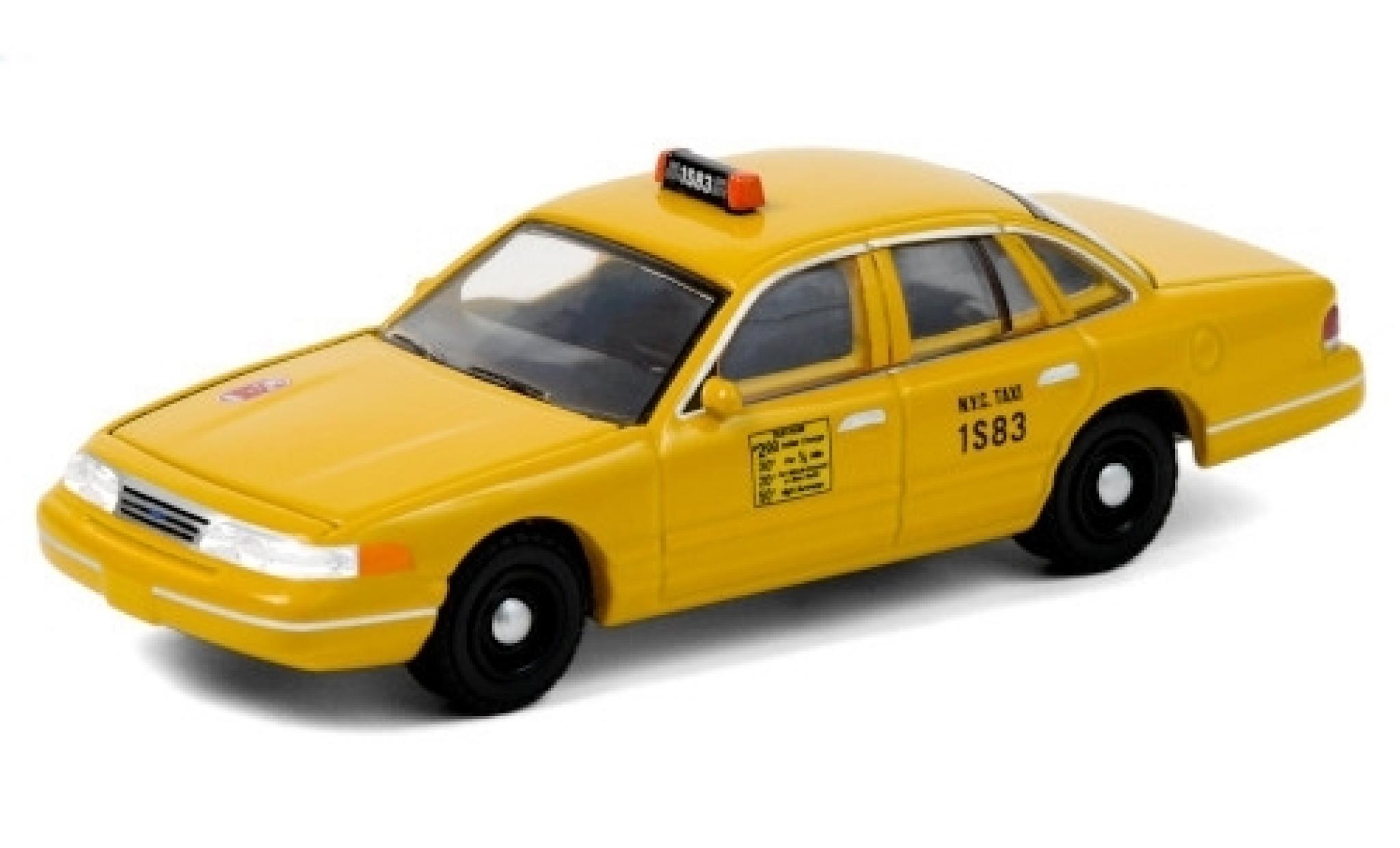 Ford Crown 1/64 Greenlight Victoria N.Y.C Taxi 1994 modelauto