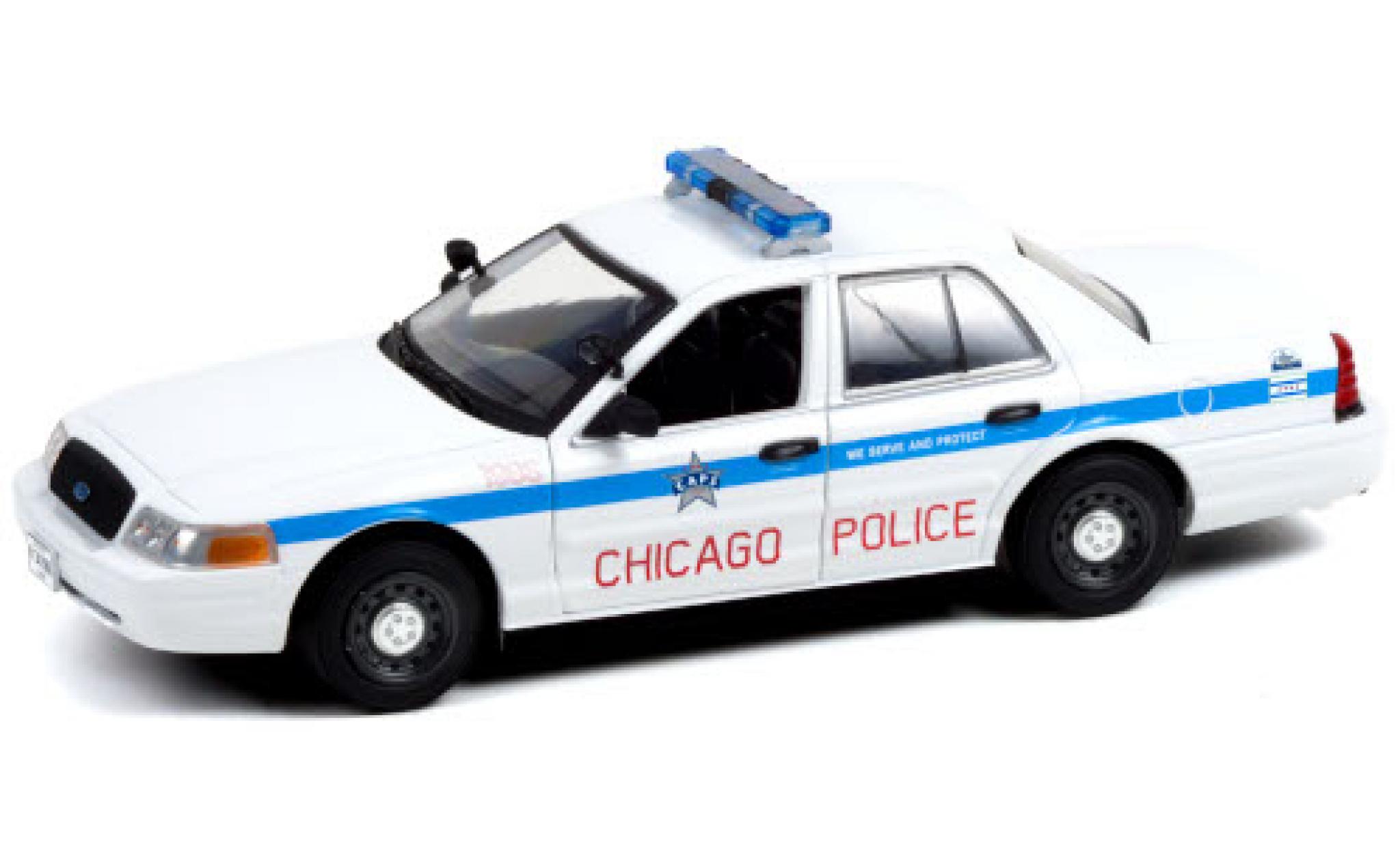 Ford Crown 1/24 Greenlight Victoria Politie Interceptor Chicago Politie Department 2008 modelauto