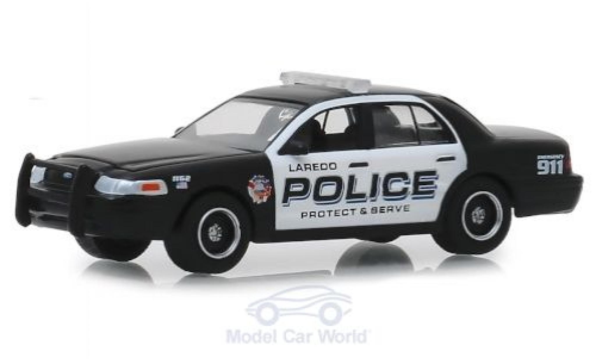 Ford Crown 1/64 Greenlight Victoria Politie Interceptor Laredo Politie 2010 modelauto