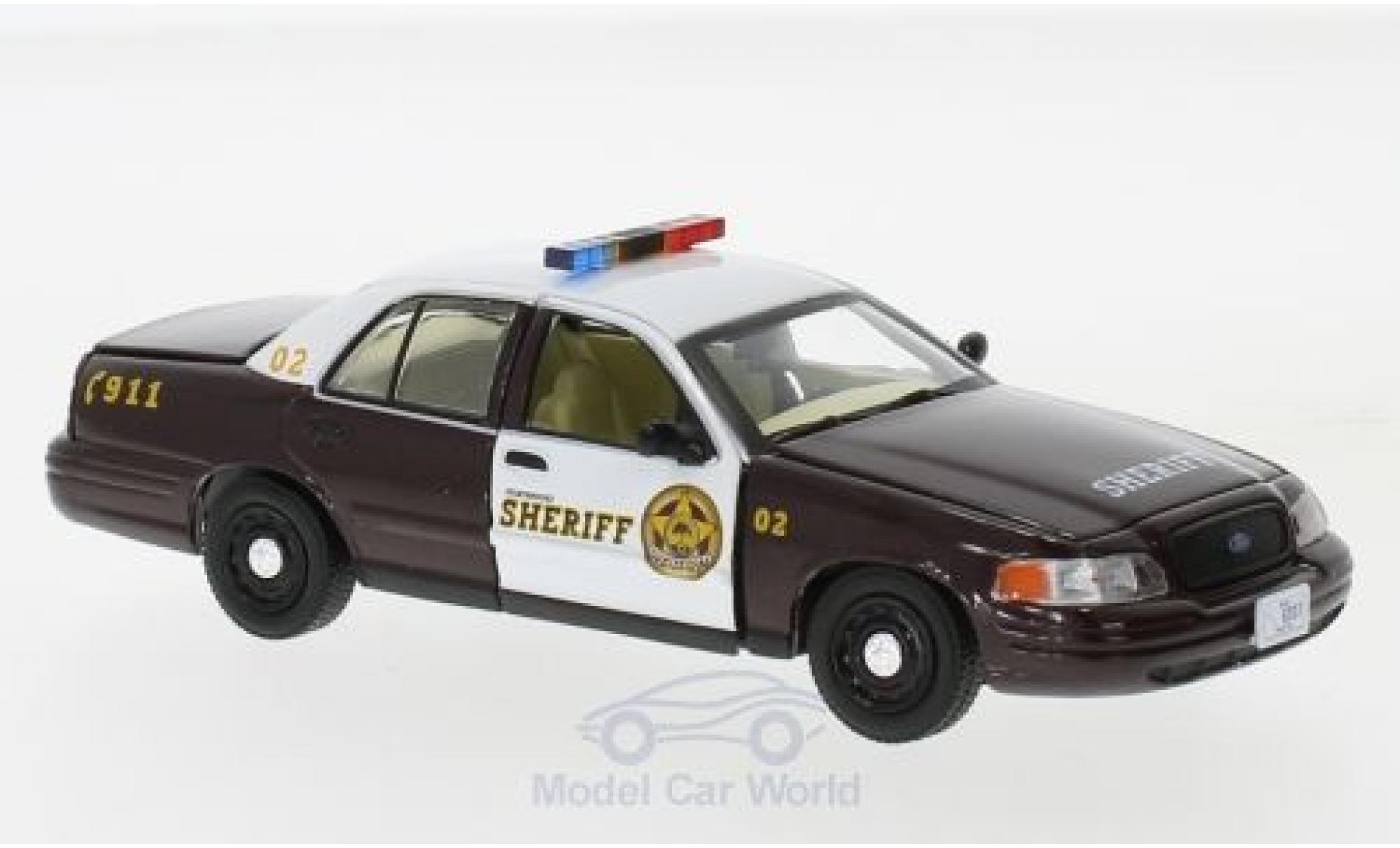 Ford Crown 1/43 Greenlight Victoria Politie Interceptor Once upon a time 2005 modelauto
