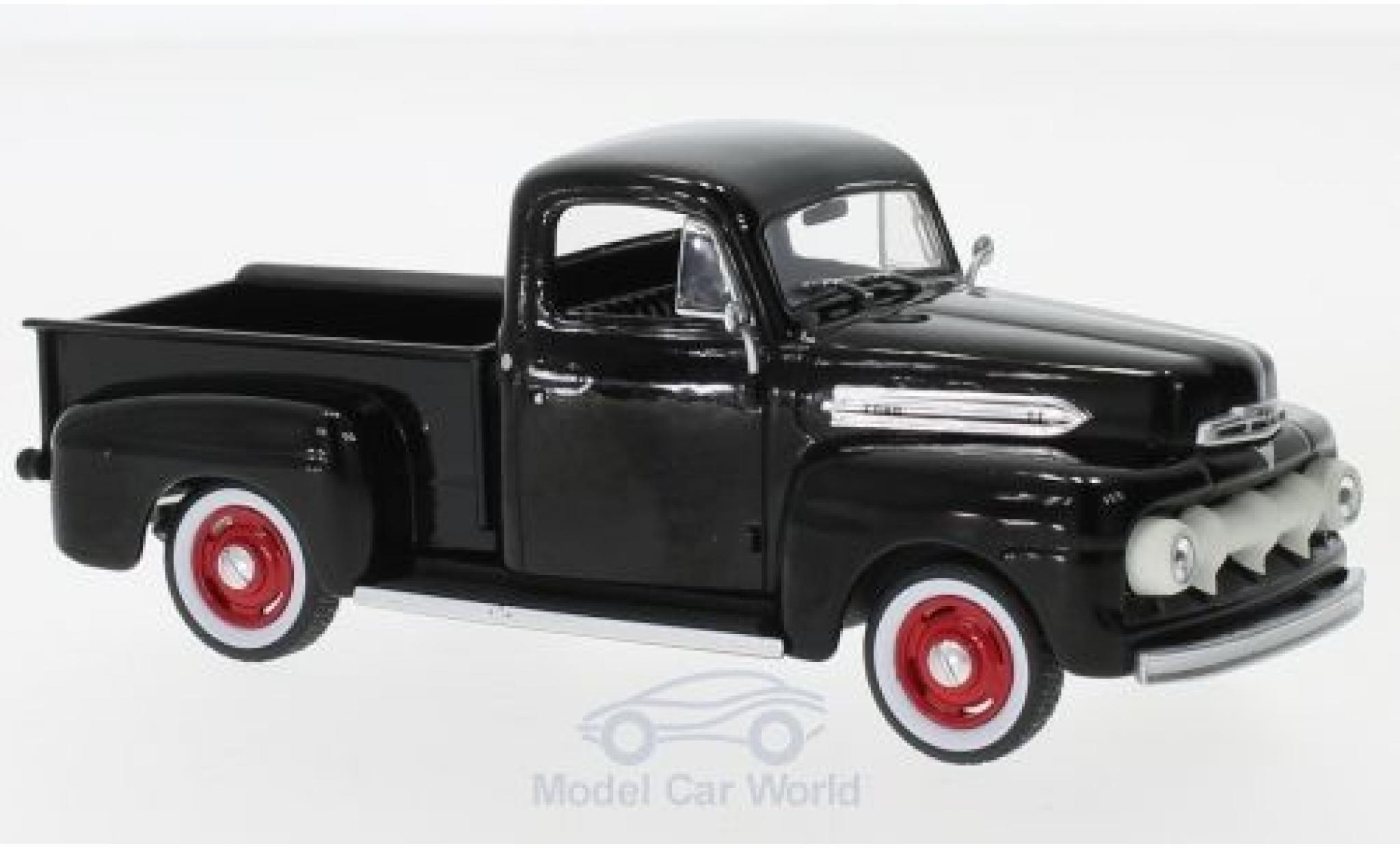 Ford F-1 1/43 Greenlight zwart 1951 modelauto