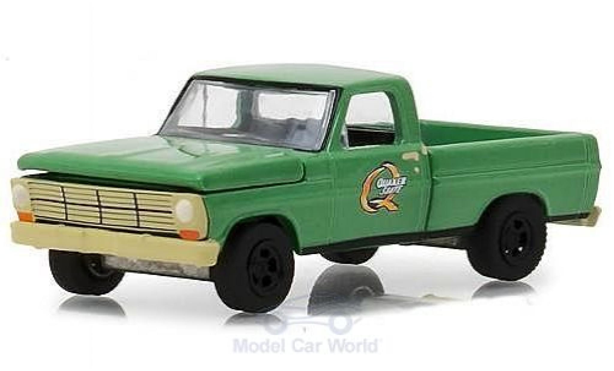 Ford F-1 1/64 Greenlight 00 Quaker State 1969 modelauto