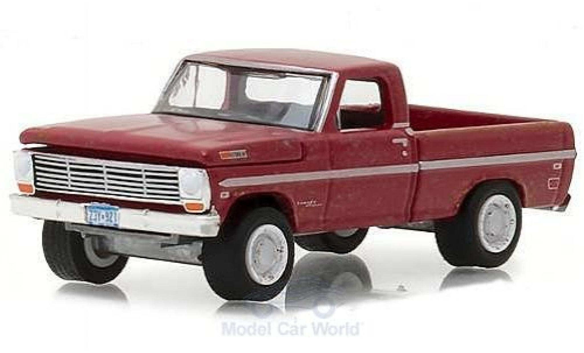 Ford F-1 1/64 Greenlight 00 rood Supernatural 1969 modelauto