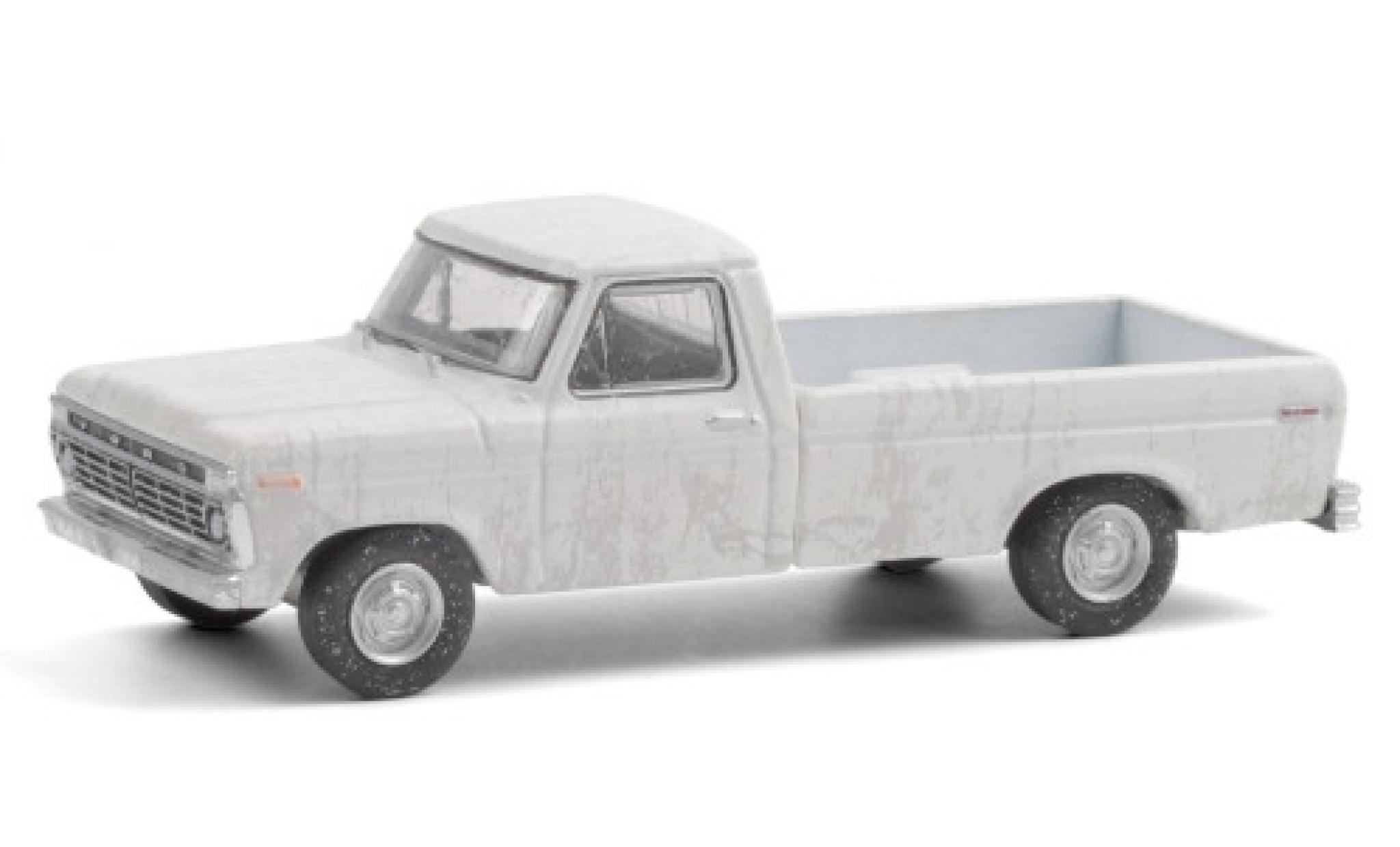 Ford F-1 1/64 Greenlight 00 wit 1973 avec Witterungsspuren modelauto
