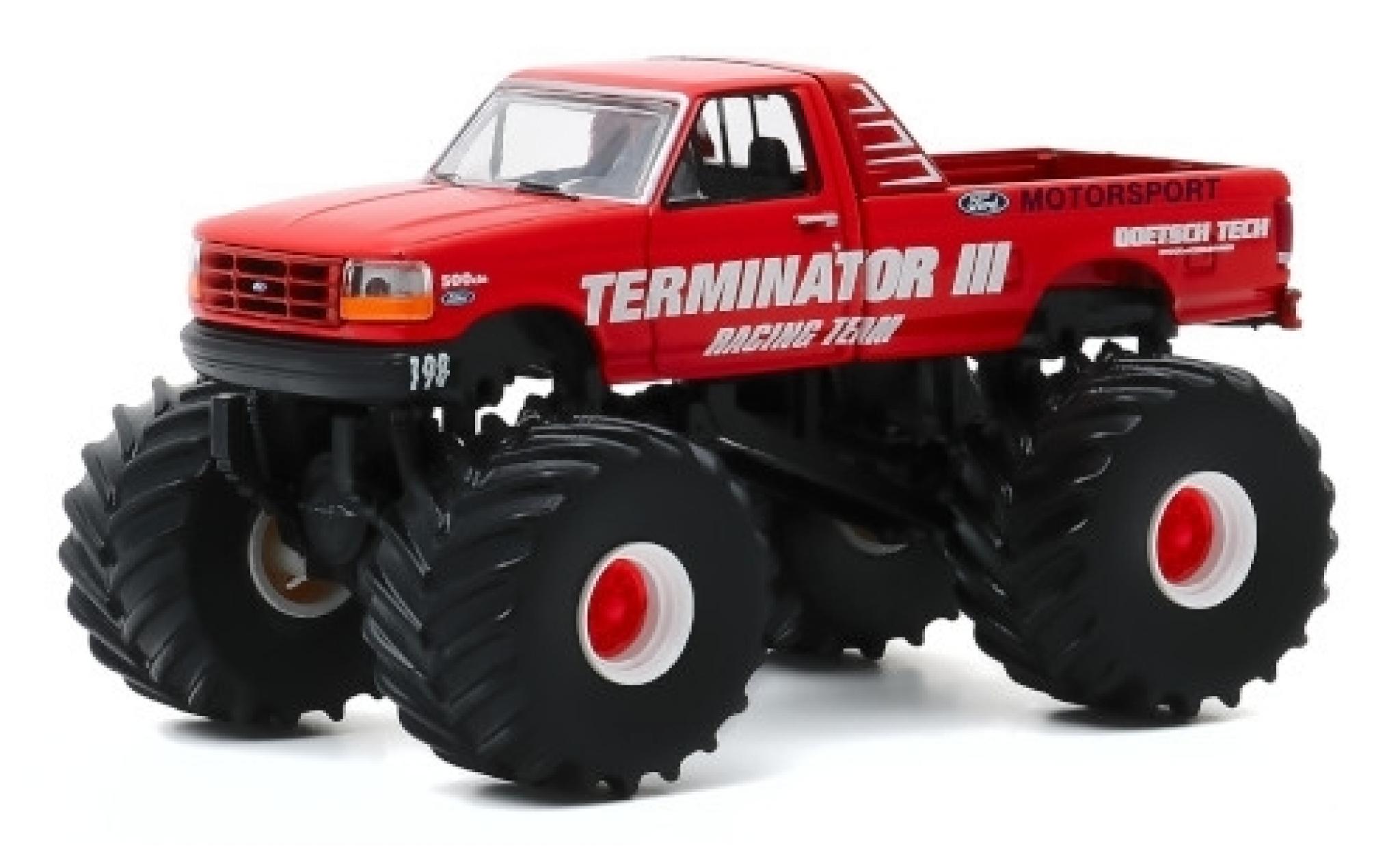 Ford F-250 1/64 Greenlight Monster Truck Terminator III 1993 modelauto