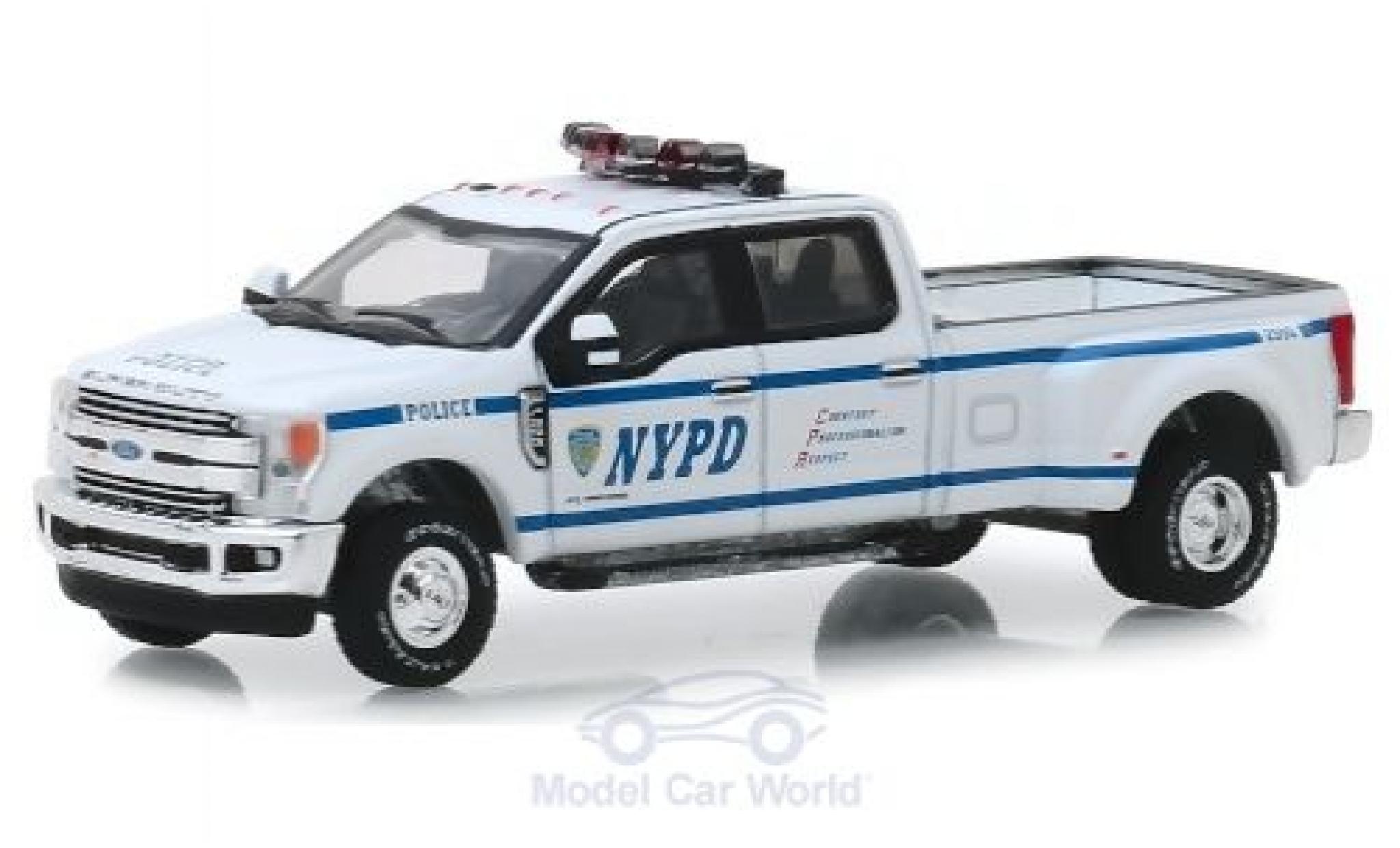 Ford F-350 1/64 Greenlight Lariat NYPD 2019 modelauto