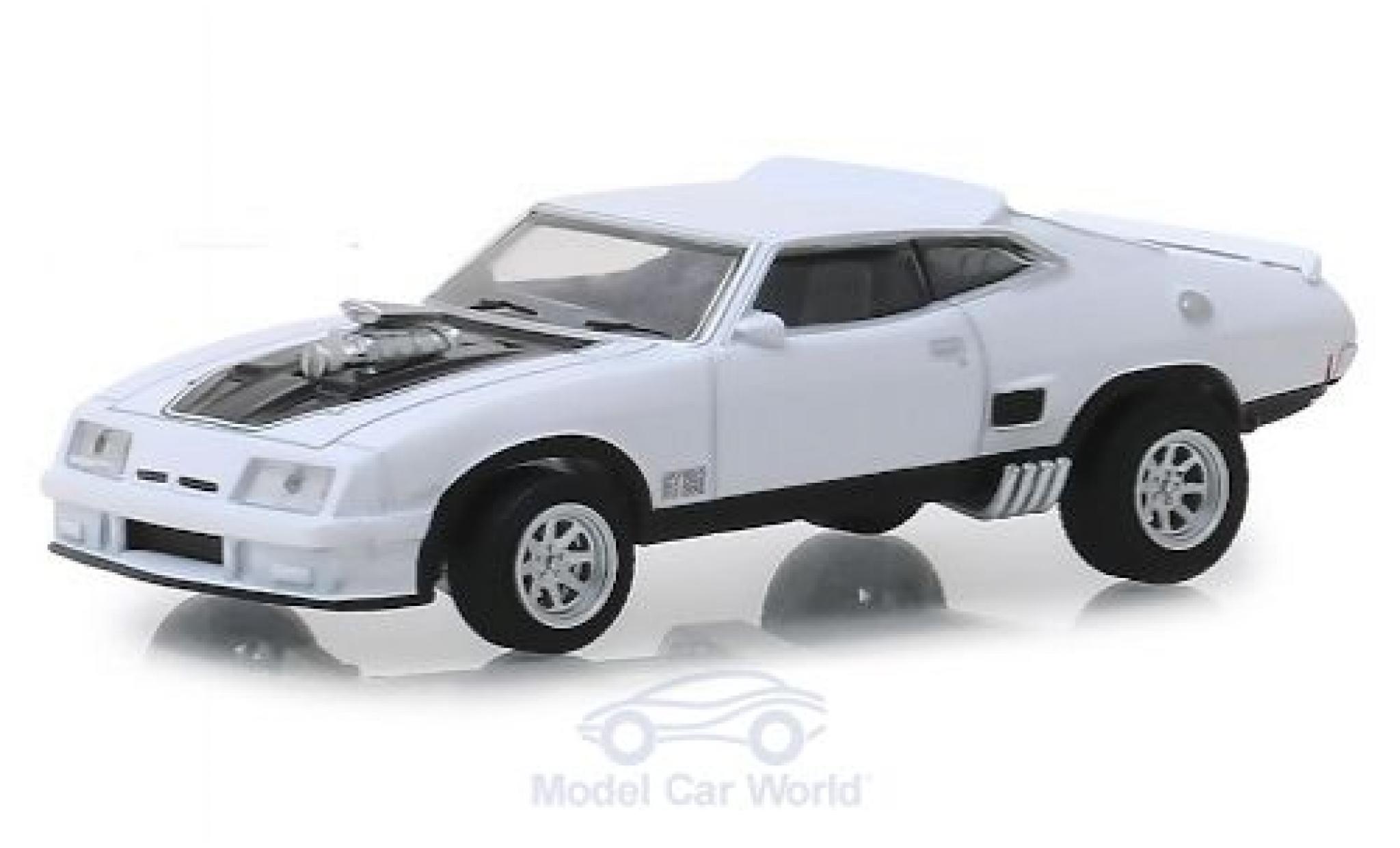 Ford Falcon 1/64 Greenlight XB wit/zwart 1973 modelauto